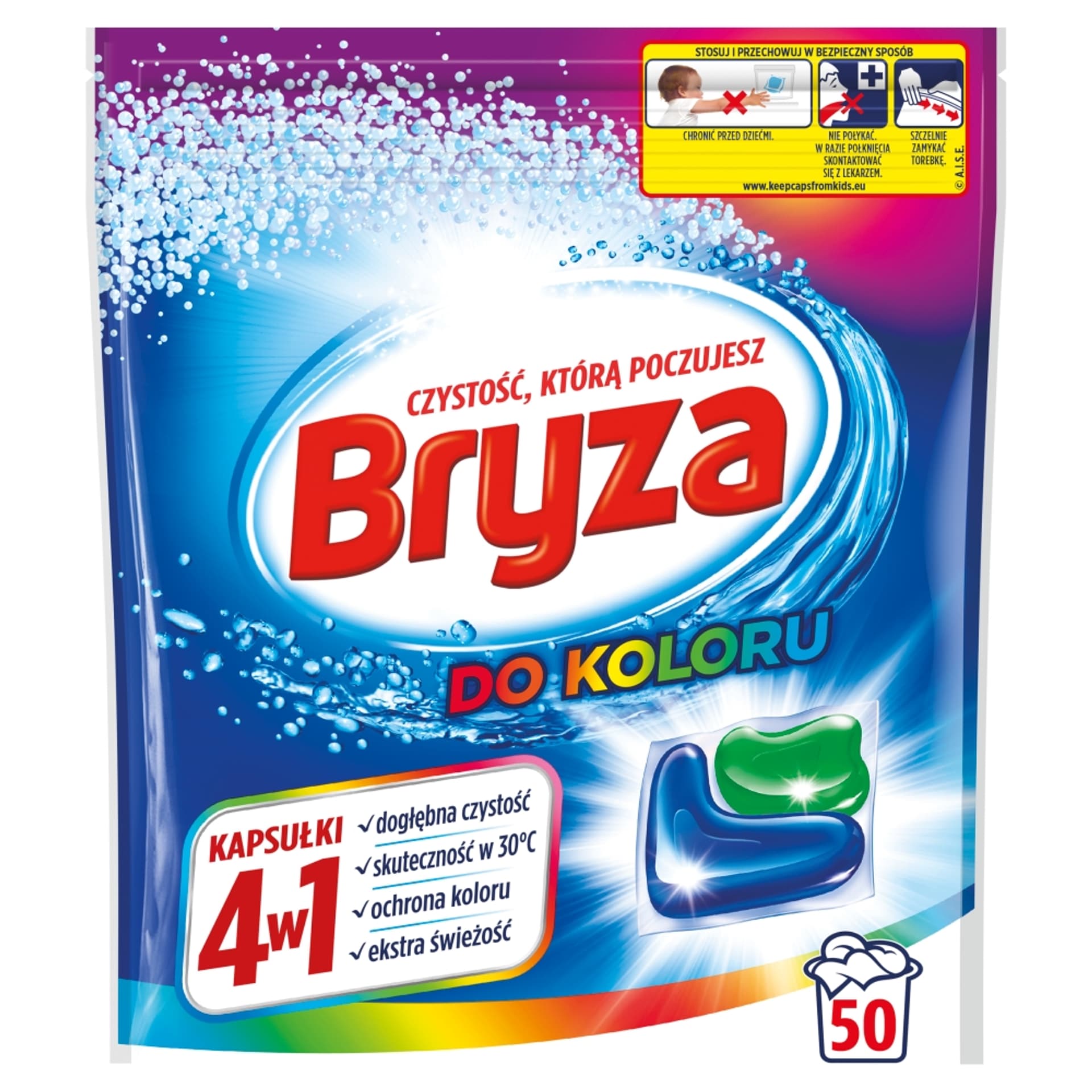 

BRYZA 4w1 Kapsułki do prania do koloru 1000 g