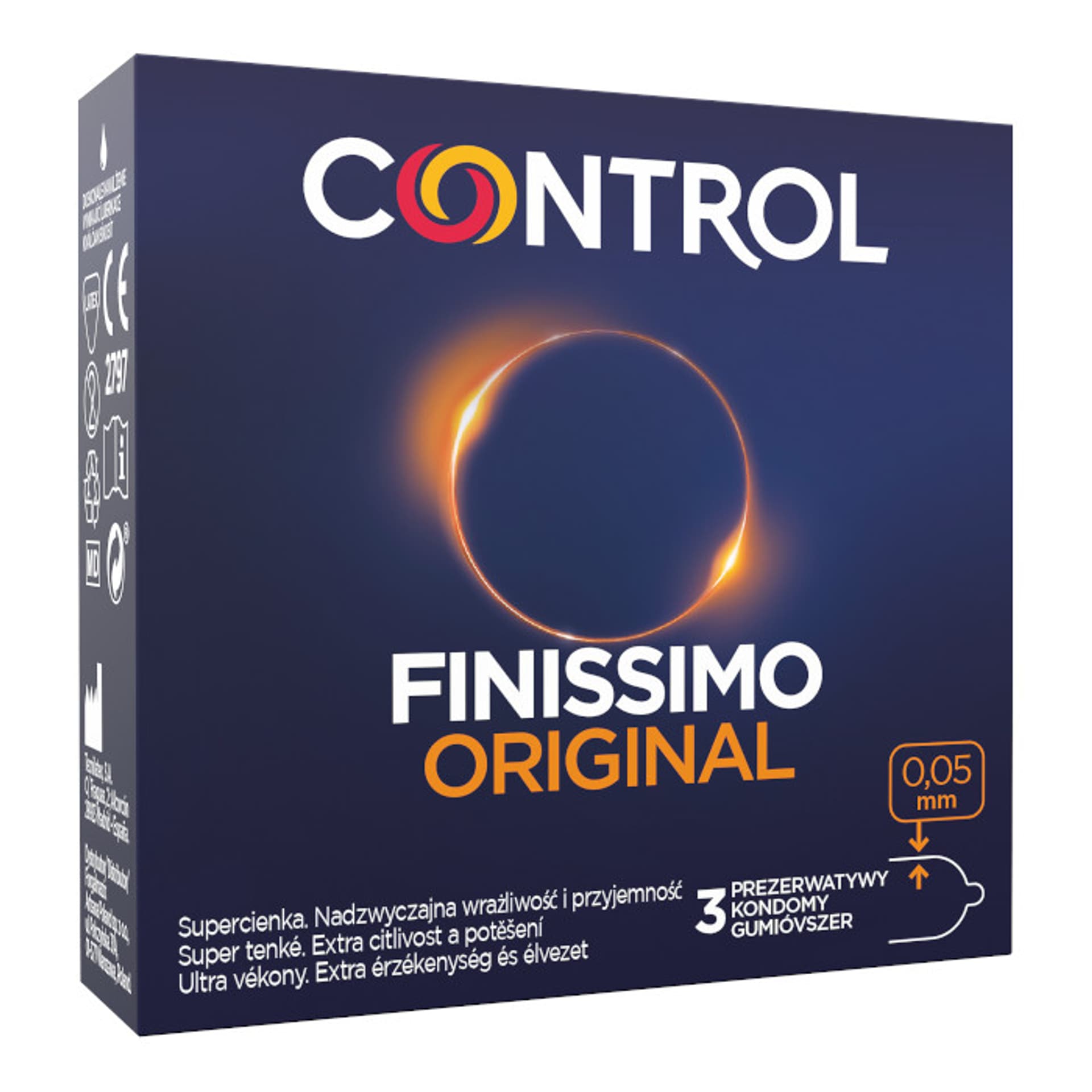 

CONTROL Finissimo Original cienkie prezerwatywy 3szt