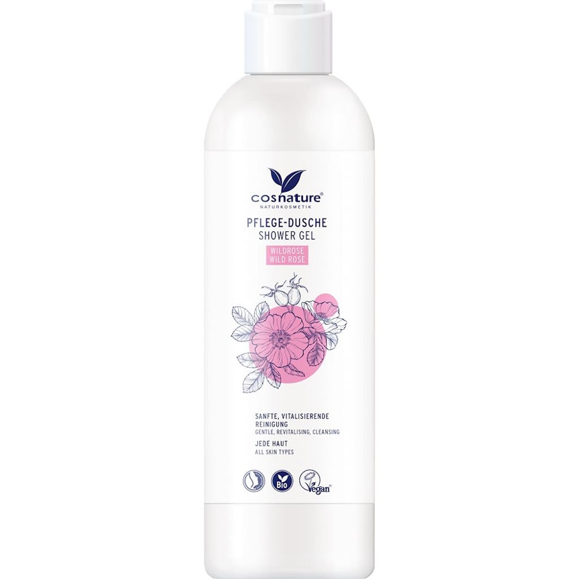 

COSNATURE Naturalny nawilżający żel pod prysznic z dziką różą 250 ml