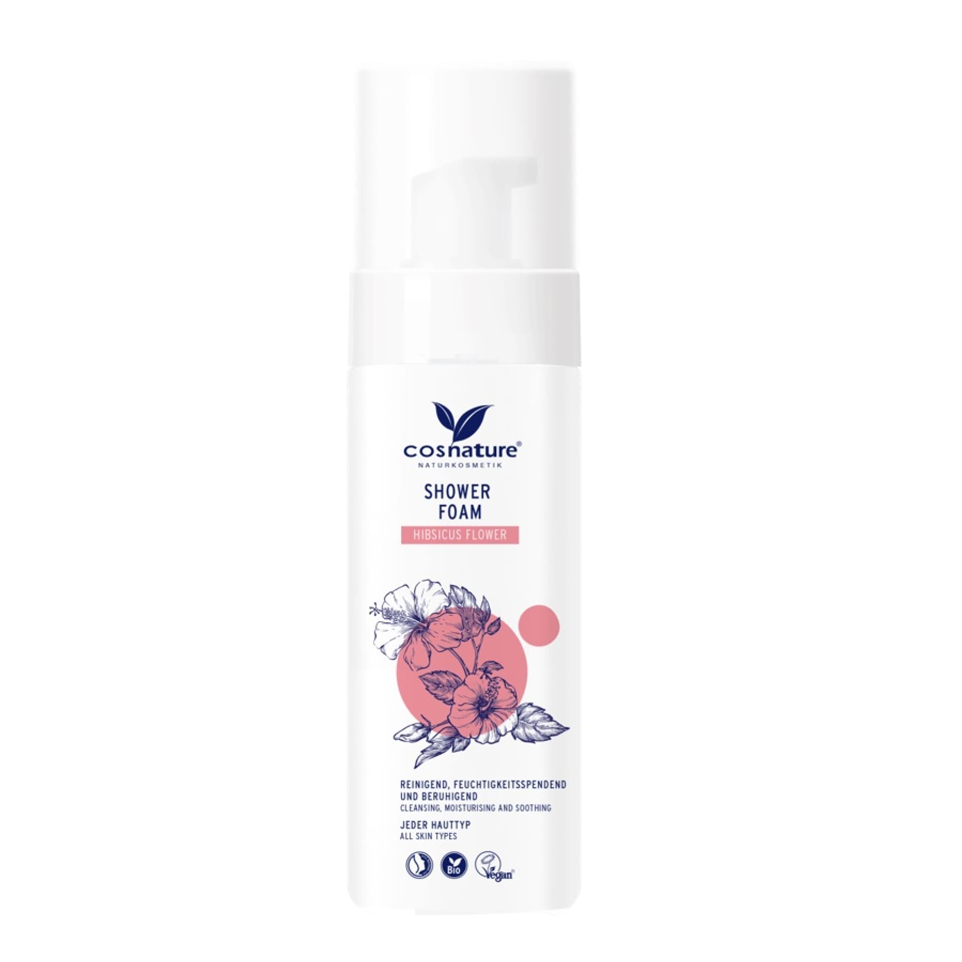 

COSNATURE Shower Foam naturalna pianka pod prysznic z kwiatem hibiskusa 150ml