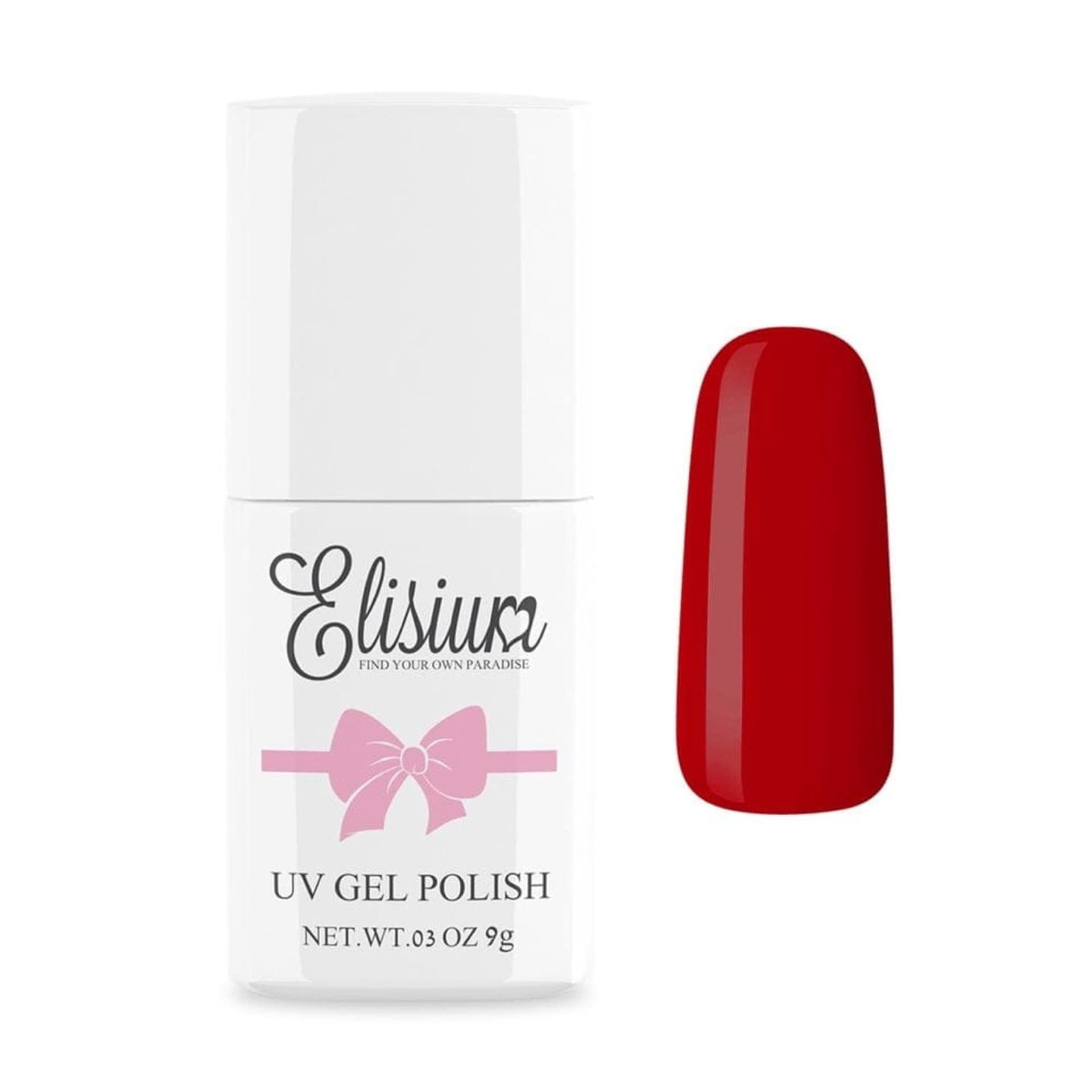 

ELISIUM UV Gel Polish lakier hybrydowy do paznokci 031 Hot Red 8ml