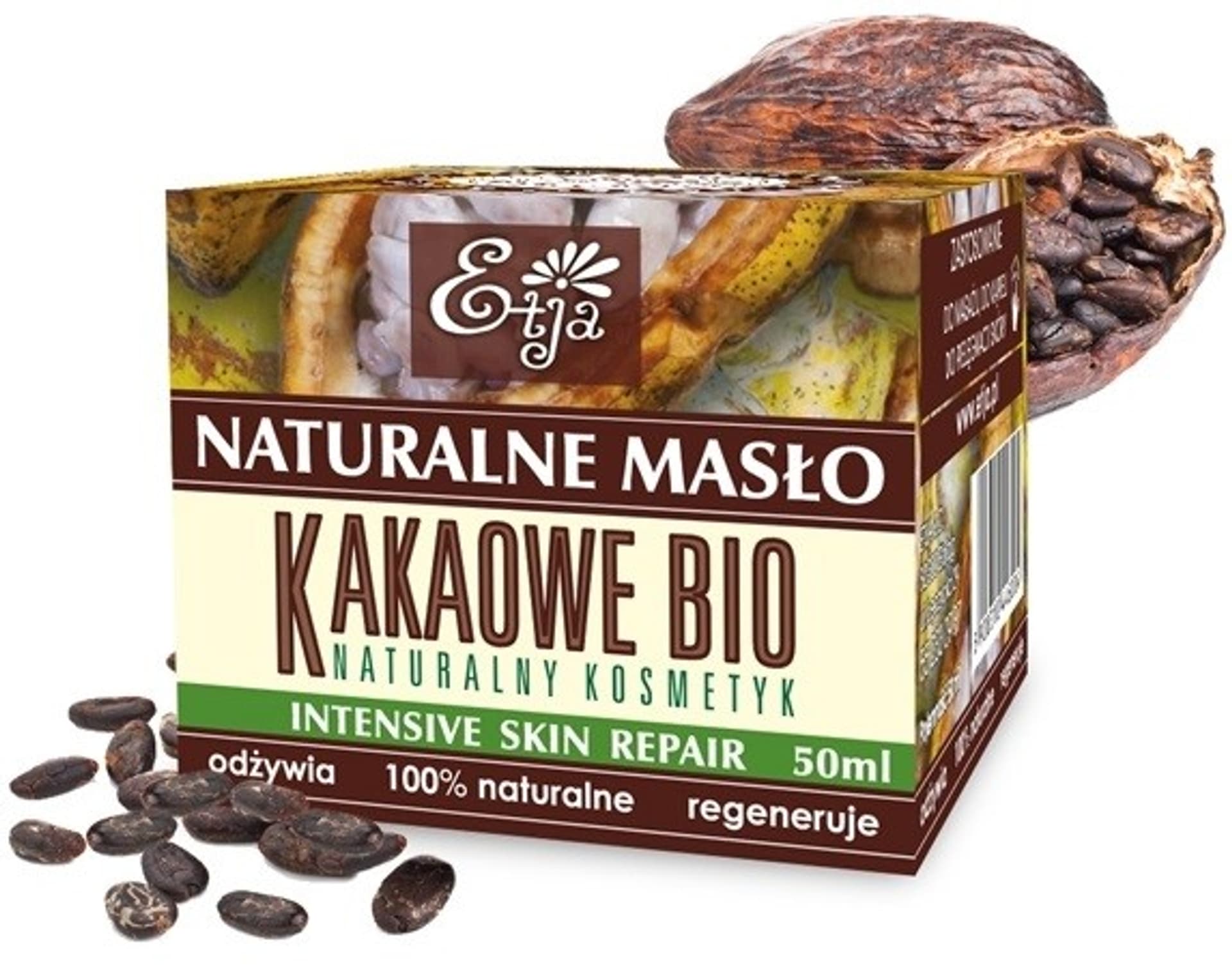 

ETJA Naturalne Masło Kakaowe bio 50ml