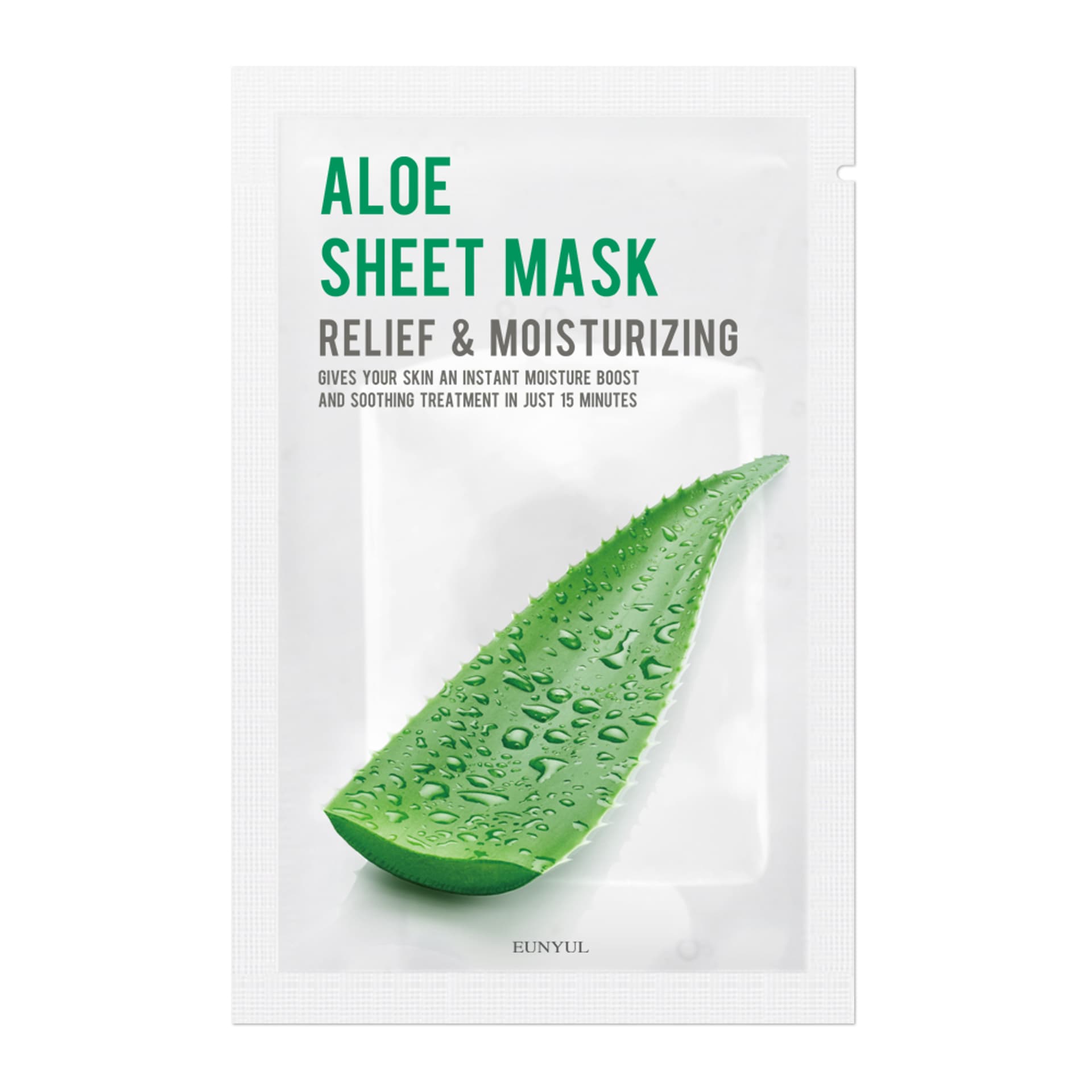 

EUNYUL Sheet Mask Aloe nawilżająco-łagodząca maseczka do twarzy z aloesem 22ml