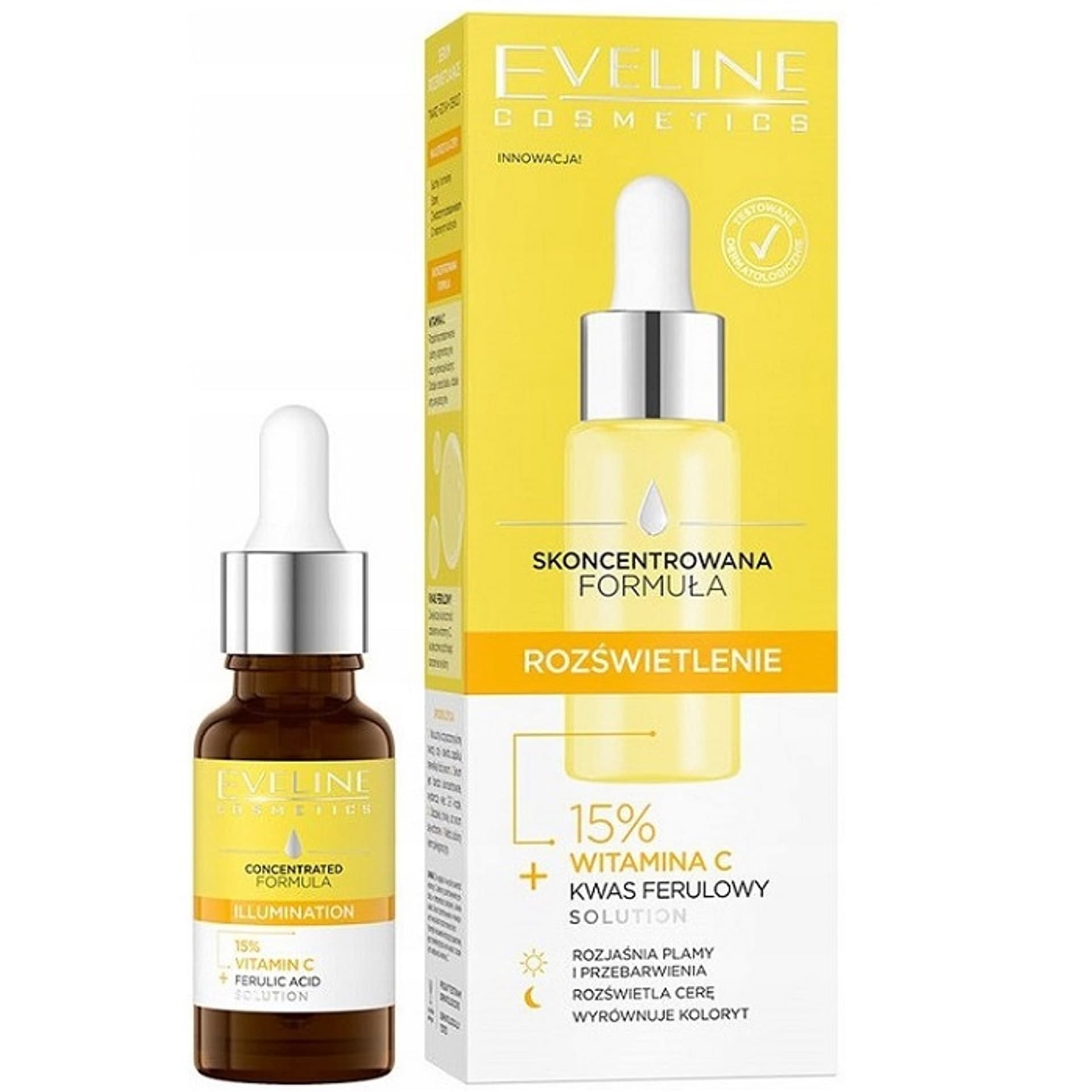 

EVELINE Skoncentrowana Formuła rozświetlające serum z witaminą C 18ml