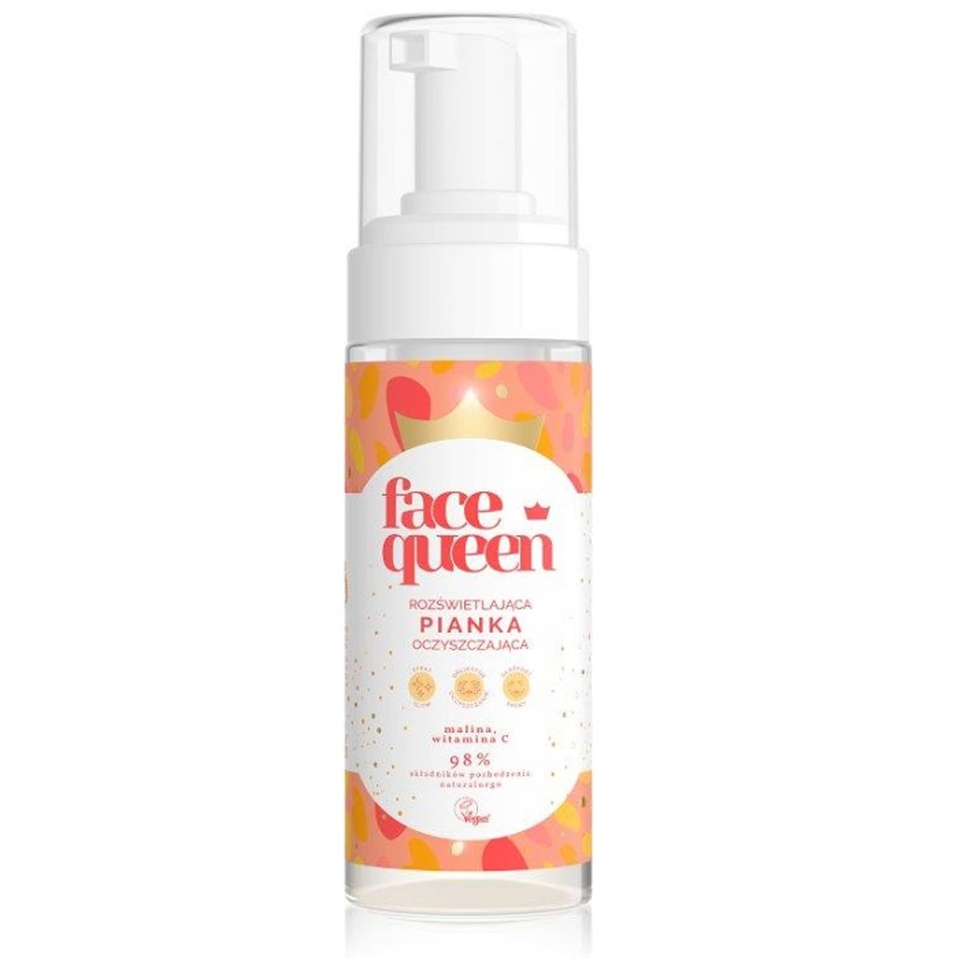 

FACE QUEEN Rozświetlająca pianka oczyszczająca 150ml