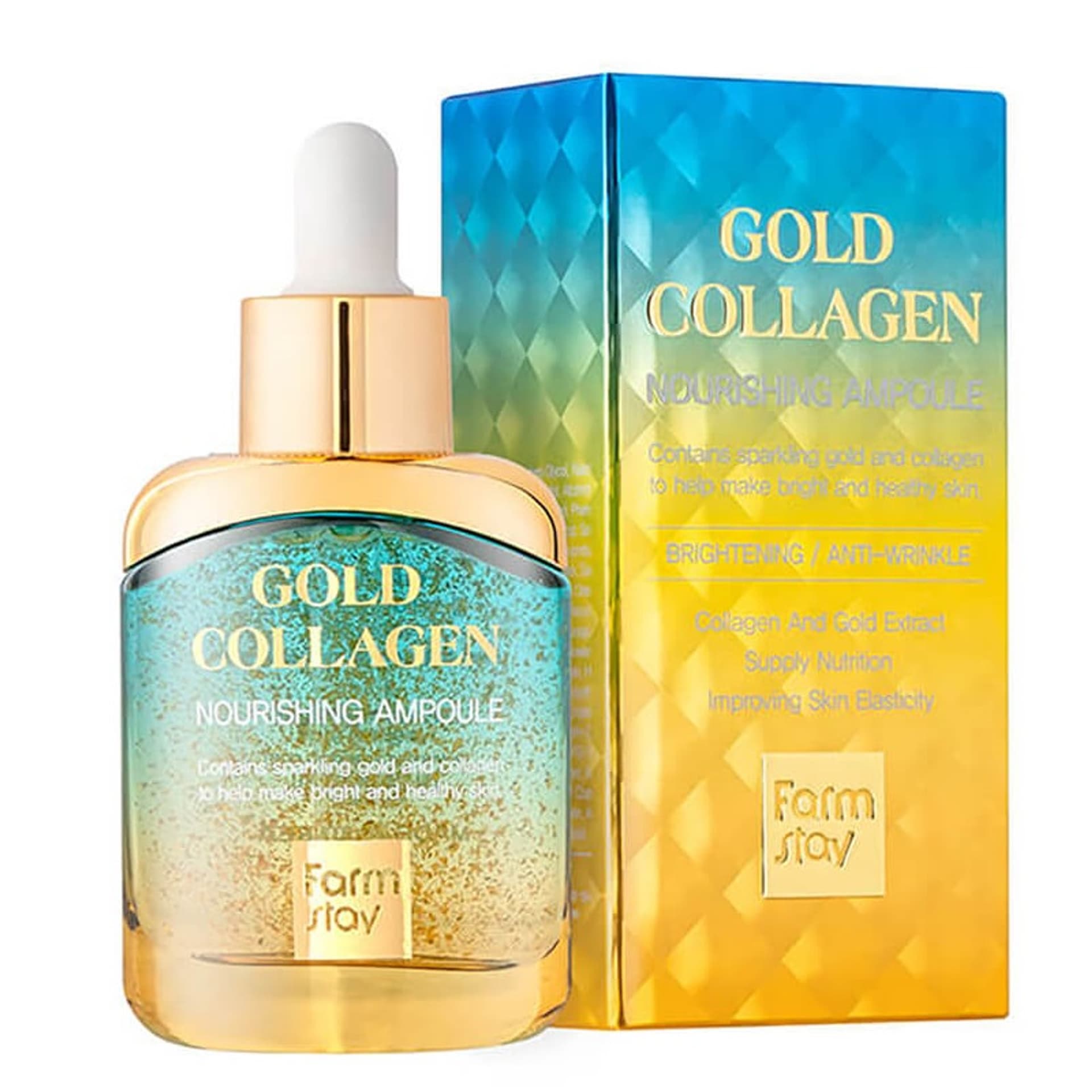 

FARMSTAY Gold Collagen Nourishing Ampoule odżywcza ampułka do twarzy 35ml