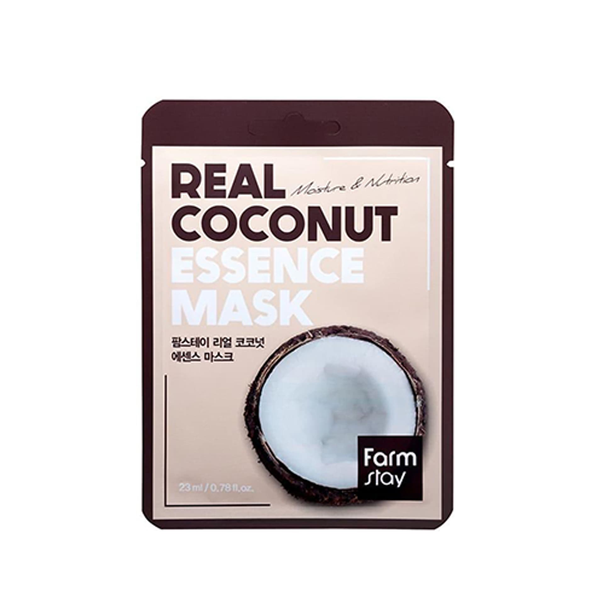 

FARMSTAY Real Coconut Essence Mask koreańska maseczka z kokosem 23ml