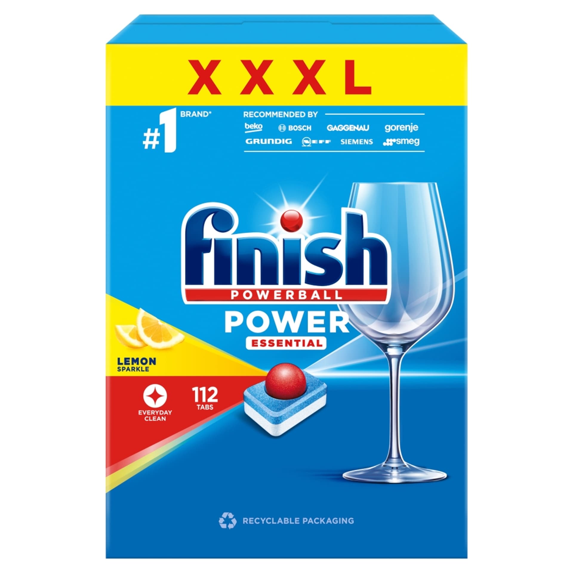 

FINISH Power tabletki do zmywarki Lemon 112szt.