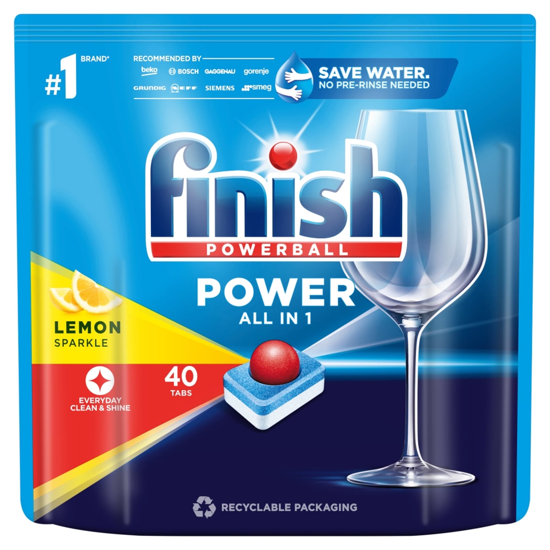 

FINISH Power tabletki do zmywarki Lemon 40szt.