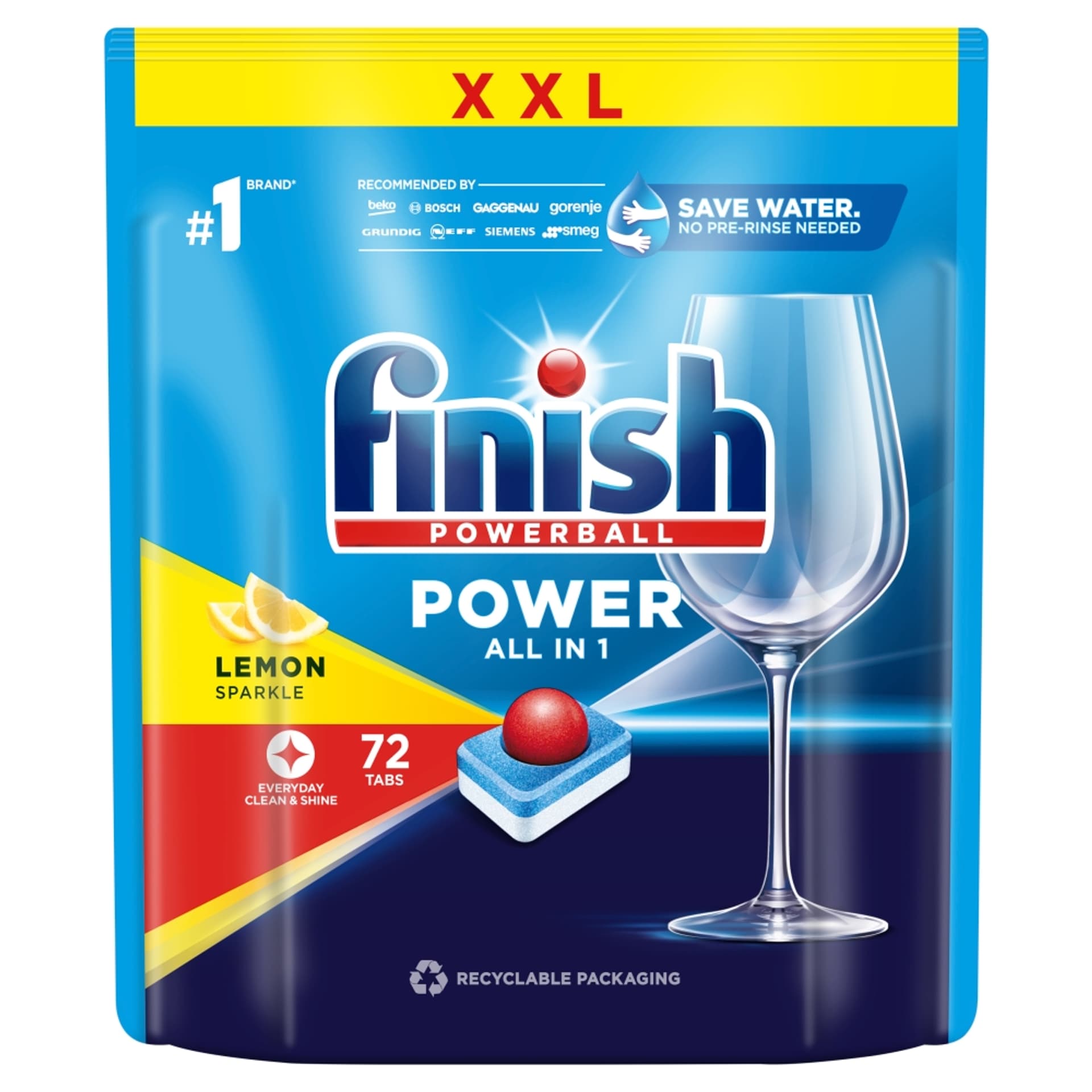 

FINISH Power tabletki do zmywarki Lemon 72szt.