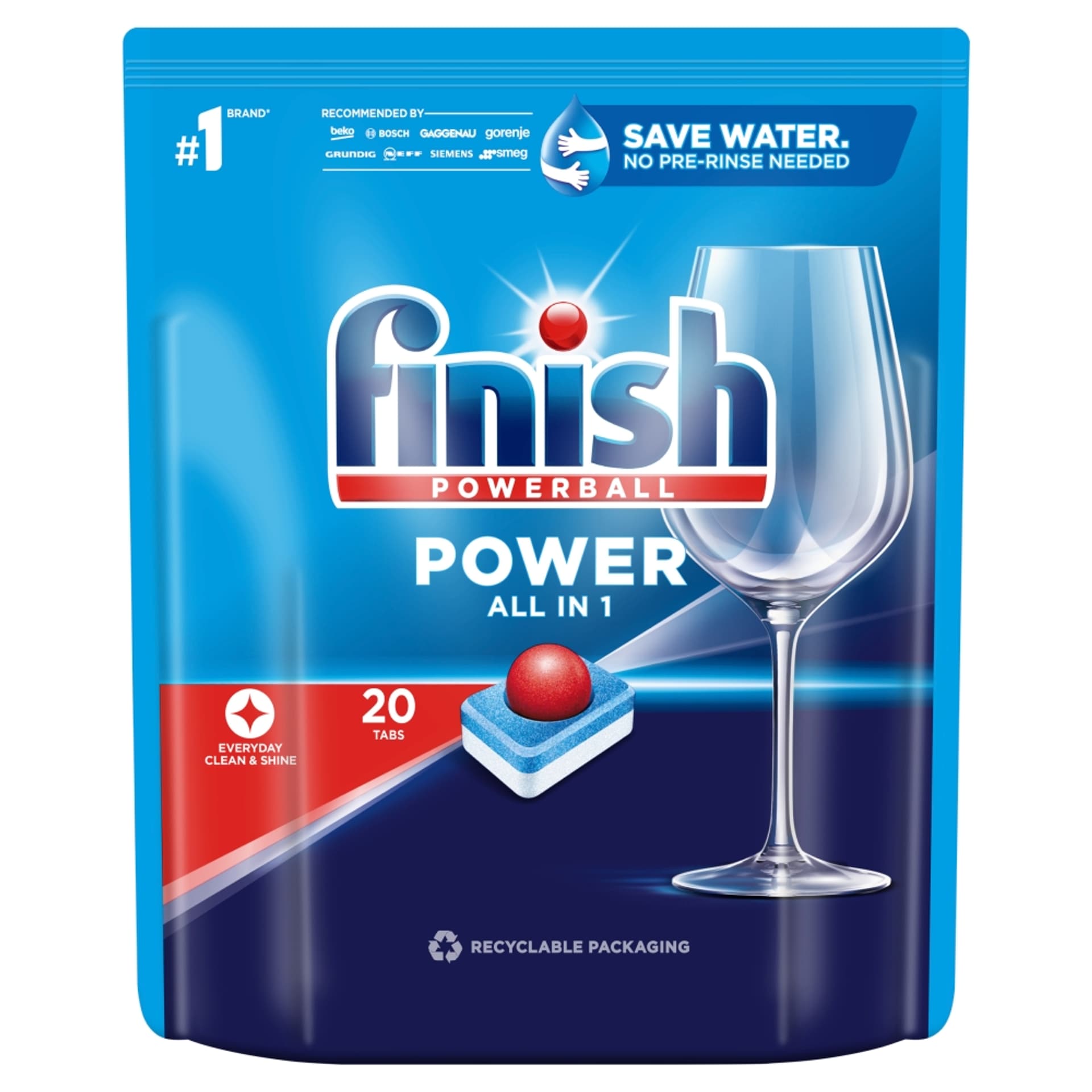 

FINISH Powerball tabletki do zmywarki 20szt.