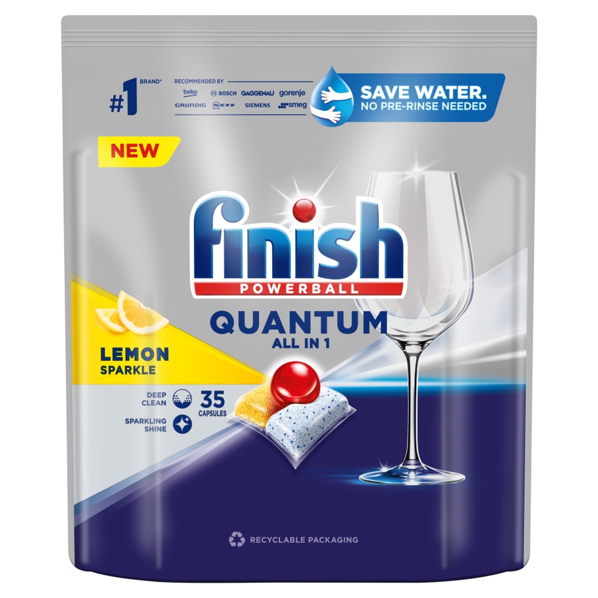 

FINISH Quantum tabletki do zmywarki Lemon 35szt.