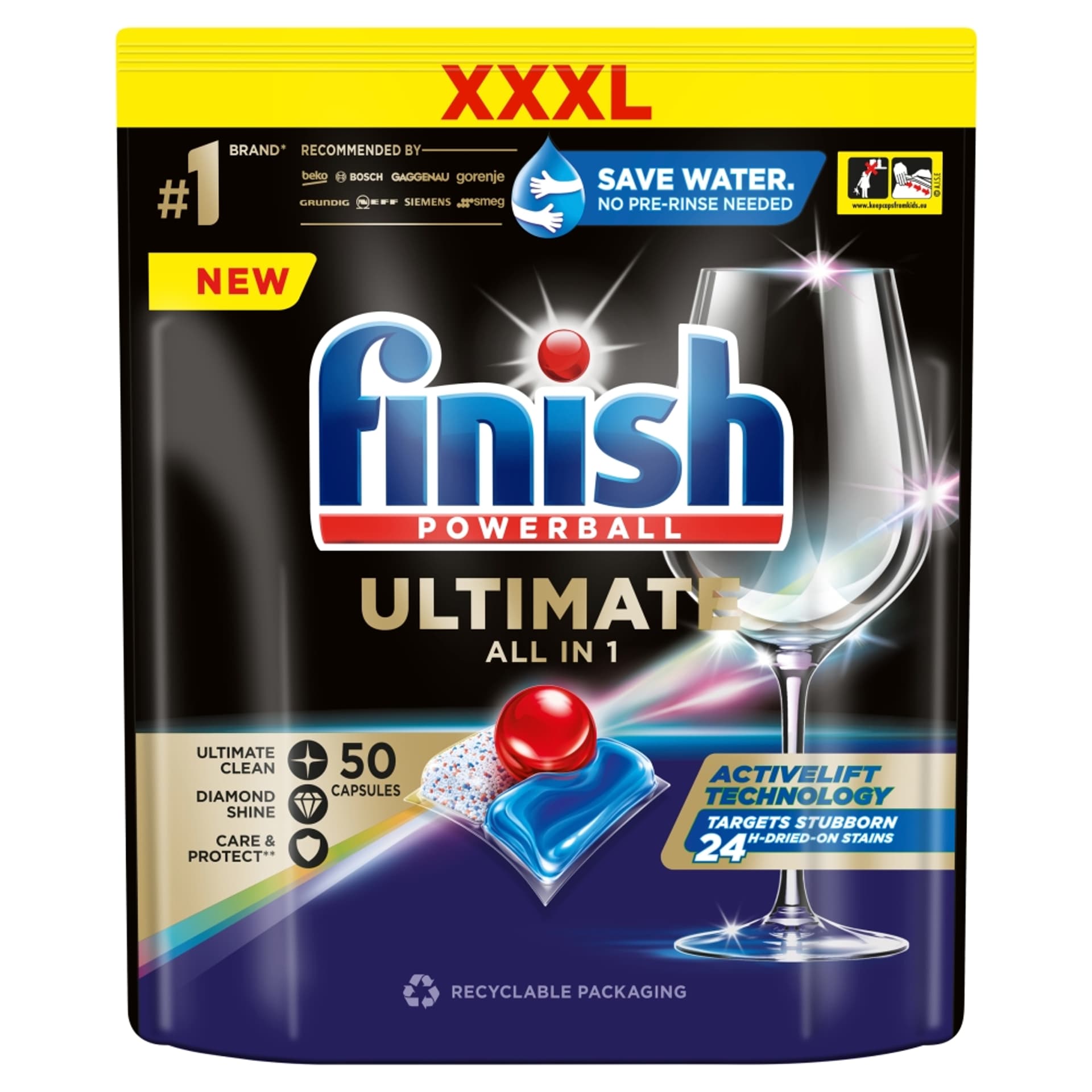 

FINISH Ultimate All in 1 kapsułki do zmywarki Fresh 50szt.