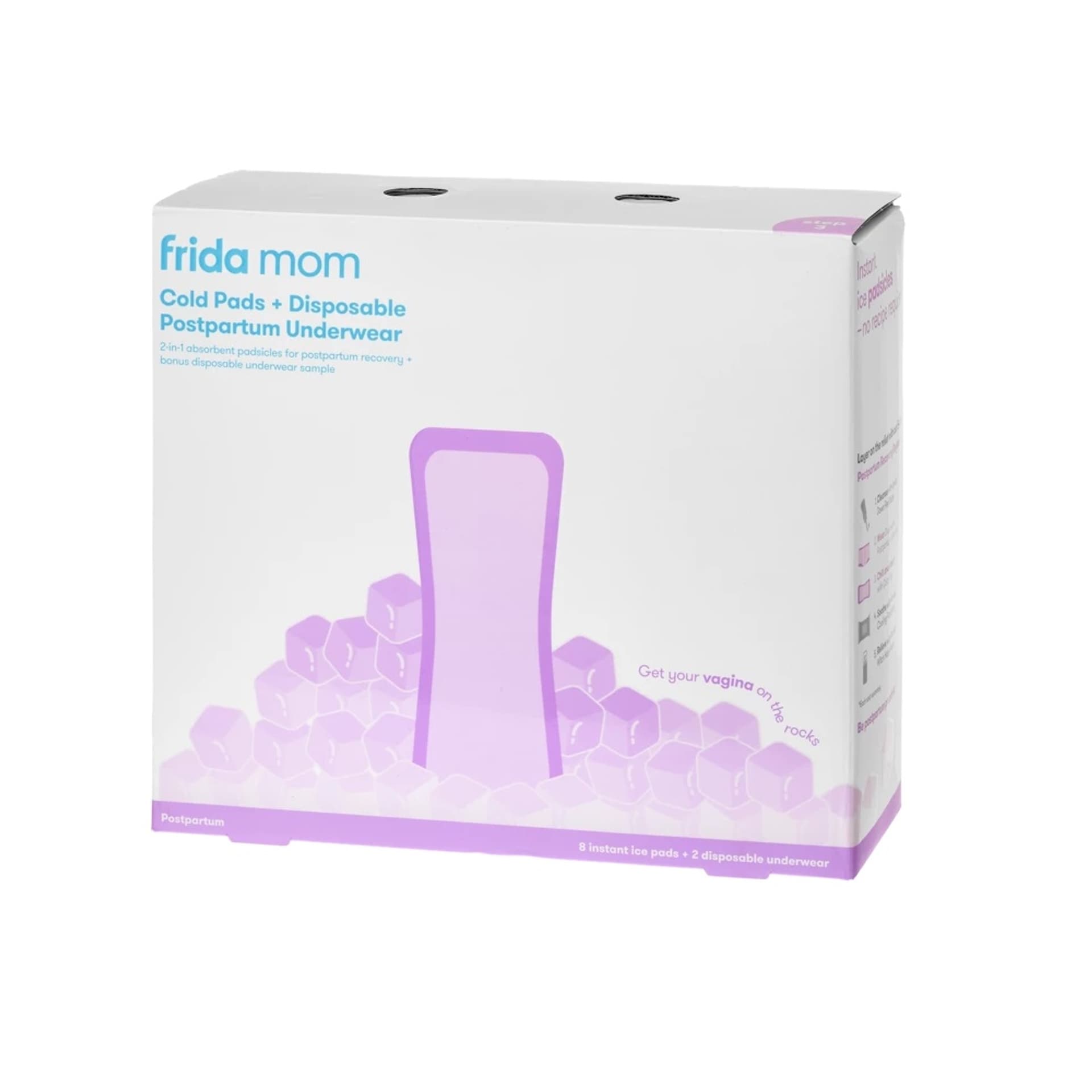 

FRIDA Frida Mom Cold Pads Poporodowe wkładki chłodzące 8szt + majtki jednorazowe 2szt