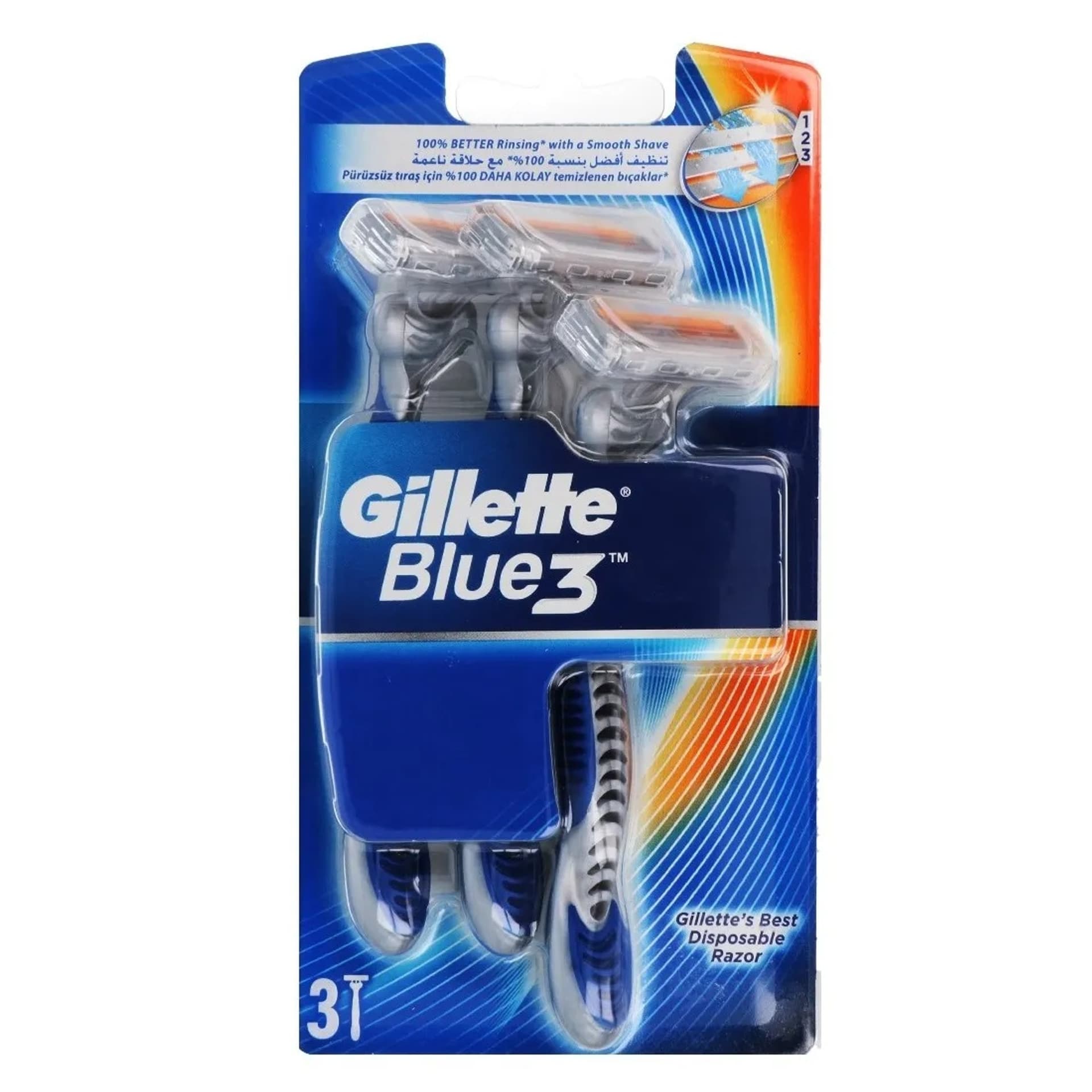 

GILLETTE Blue 3 jednorazowa maszynka do golenia 3szt.