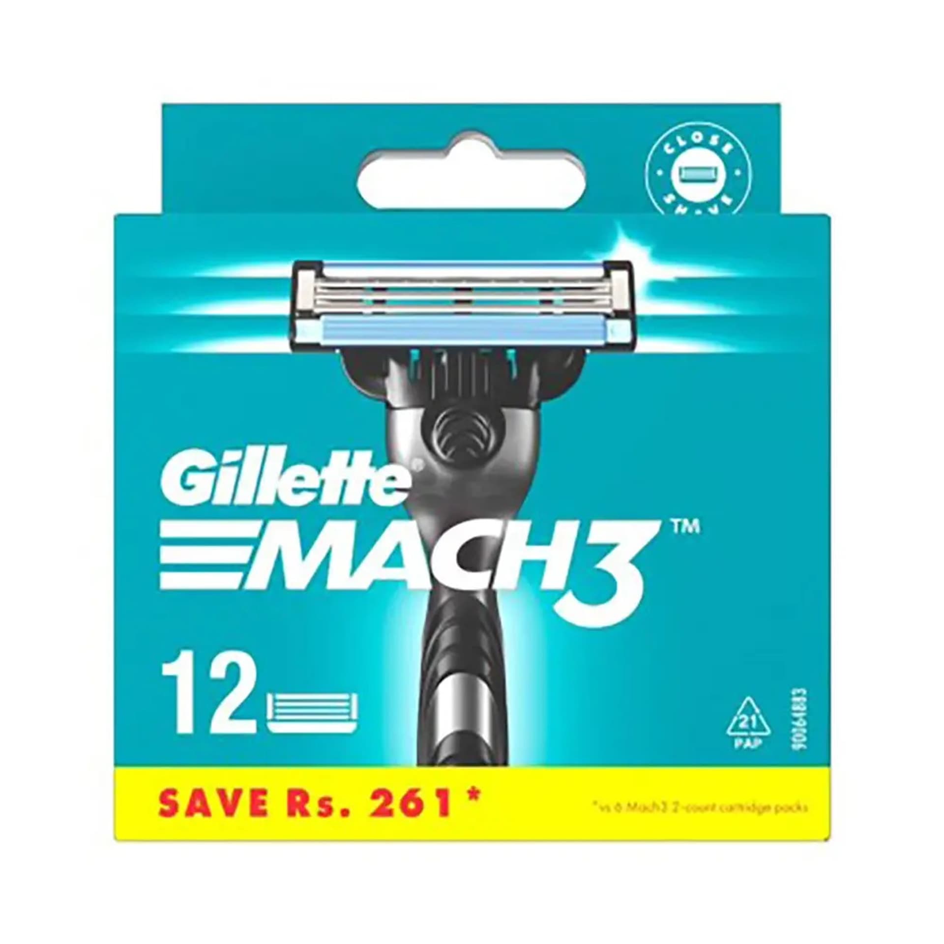 

GILLETTE Mach3 Refill ostrza do maszynki do golenia 12szt.