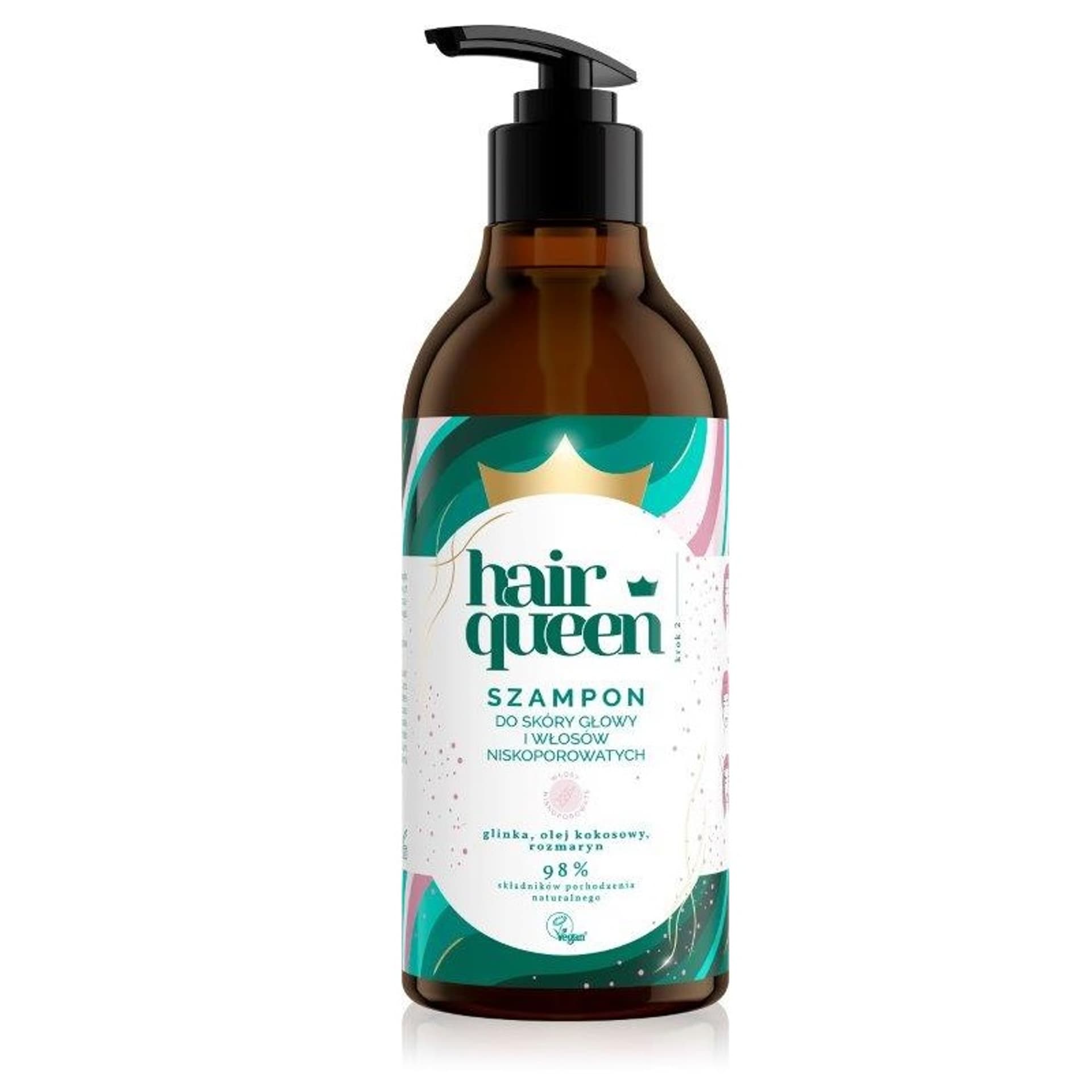 

HAIR QUEEN Szampon do skóry głowy i włosów niskoporowatych 400ml