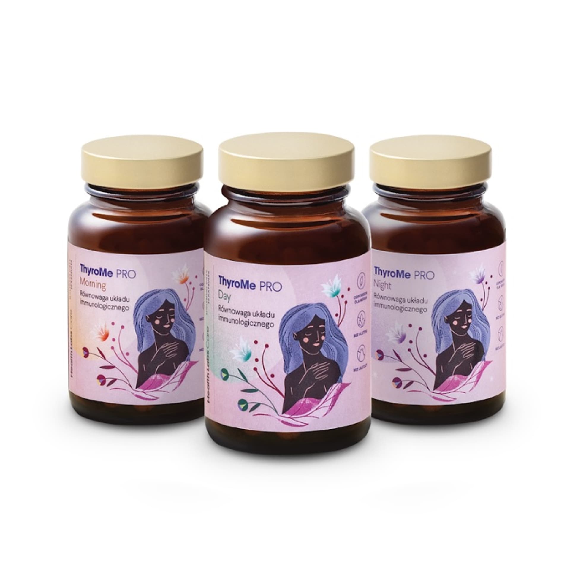 

HEALTHLABS SET 4HER ThyroMe Pro suplement diety Morning 30 kapsułek + Day 30 kapsułek + Night 30 kapsułek