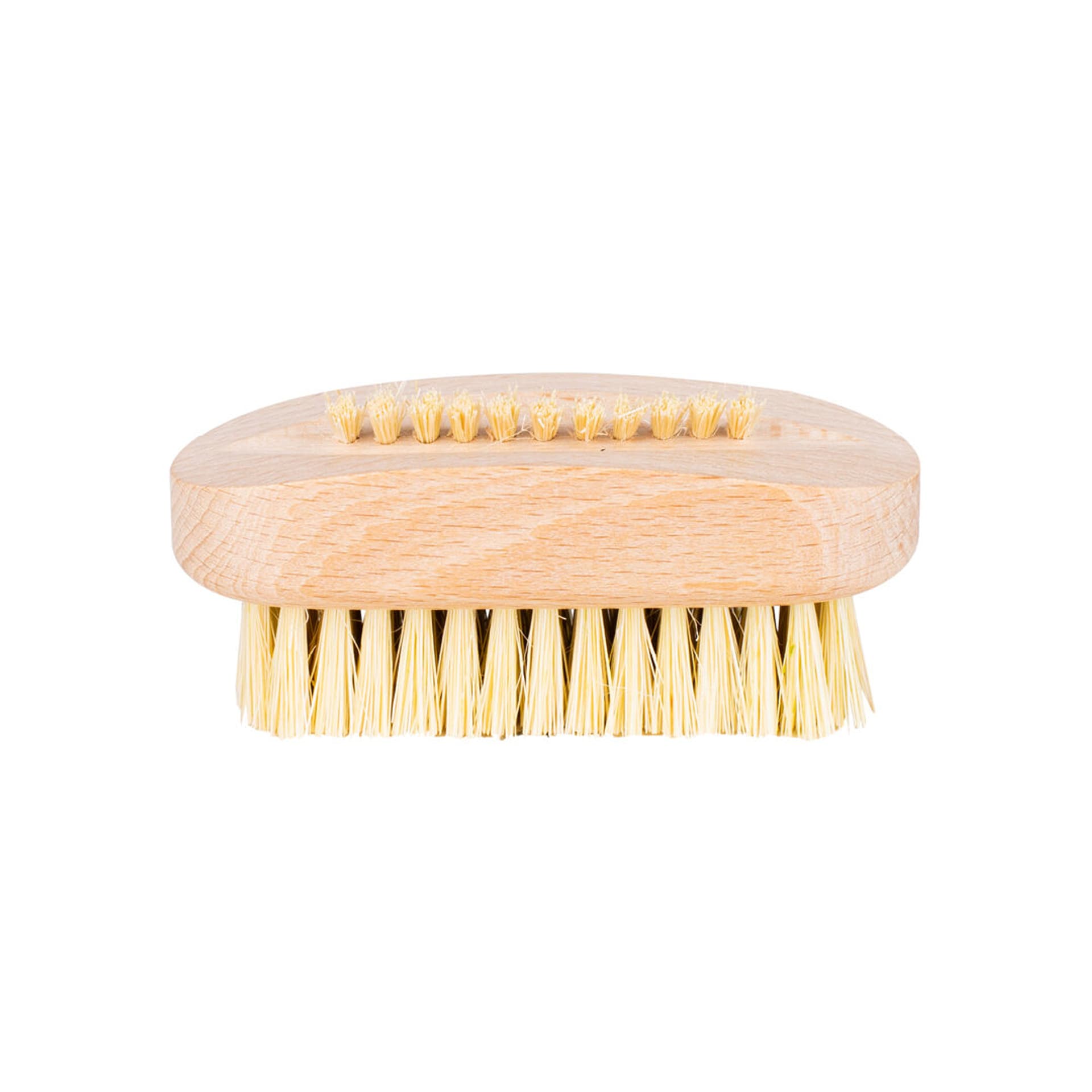 

HHUUMM Szczoteczka do rąk i paznokci w owalnej oprawie włókno tampico No.9