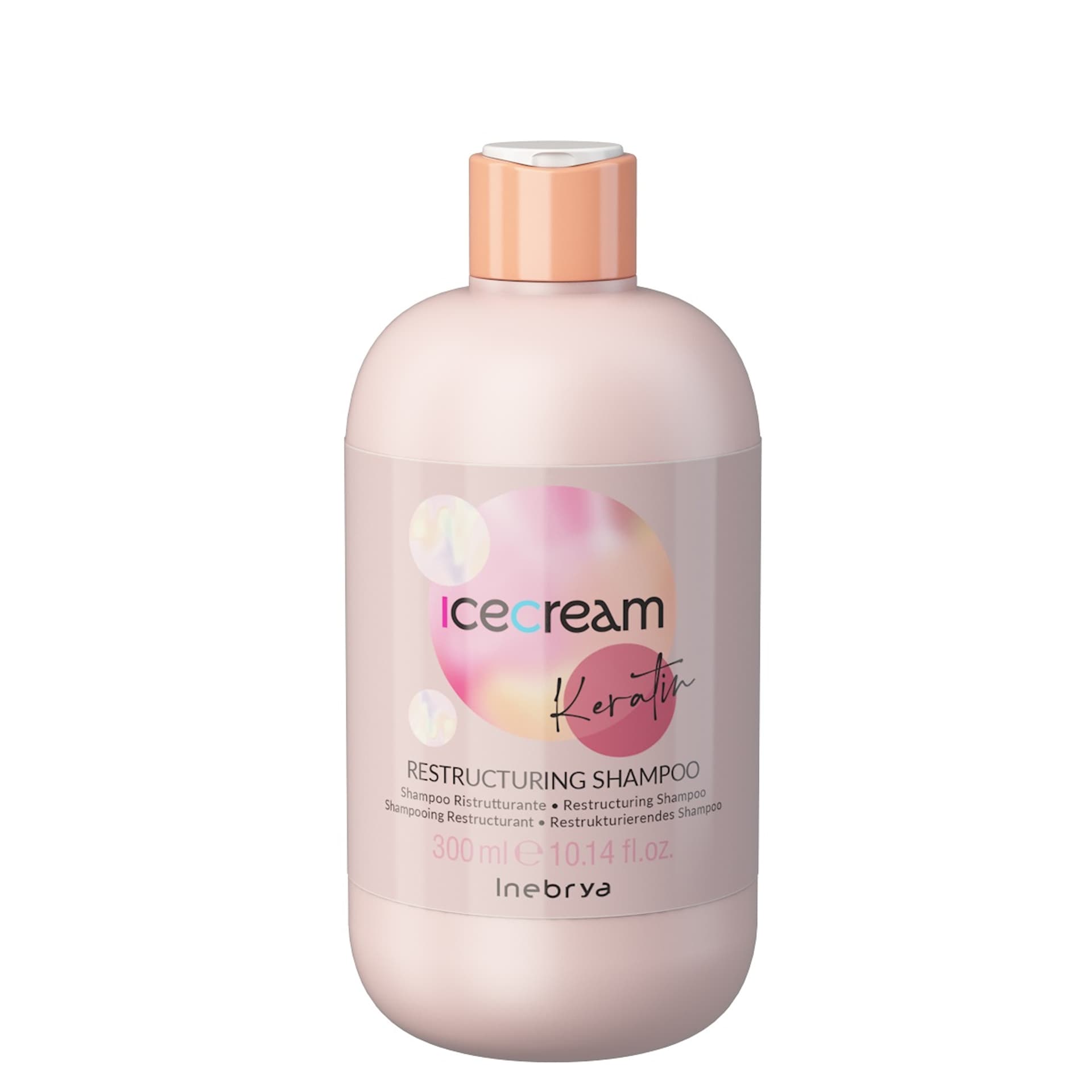 

INEBRYA Ice Cream Keratin restrukturyzujący szampon do włosów z keratyną 300ml