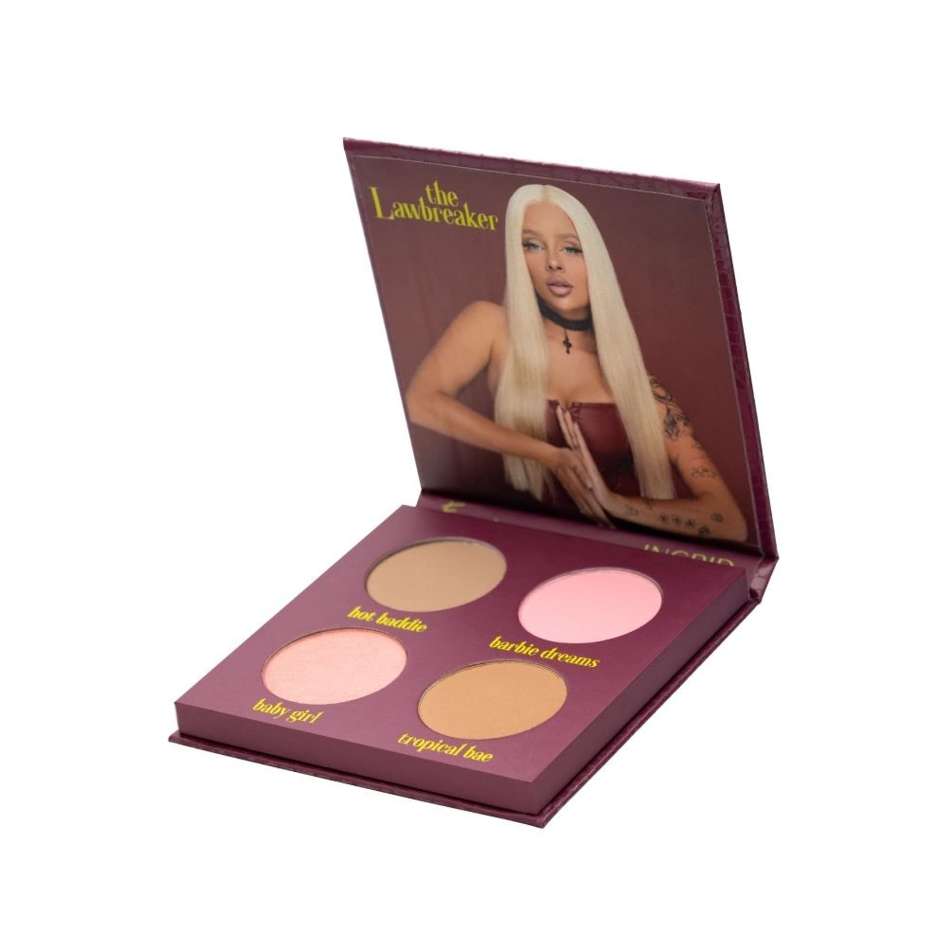 

INGRID Toxic By Fagata Contour Palette paleta do konturowania Lawbreaker 12g