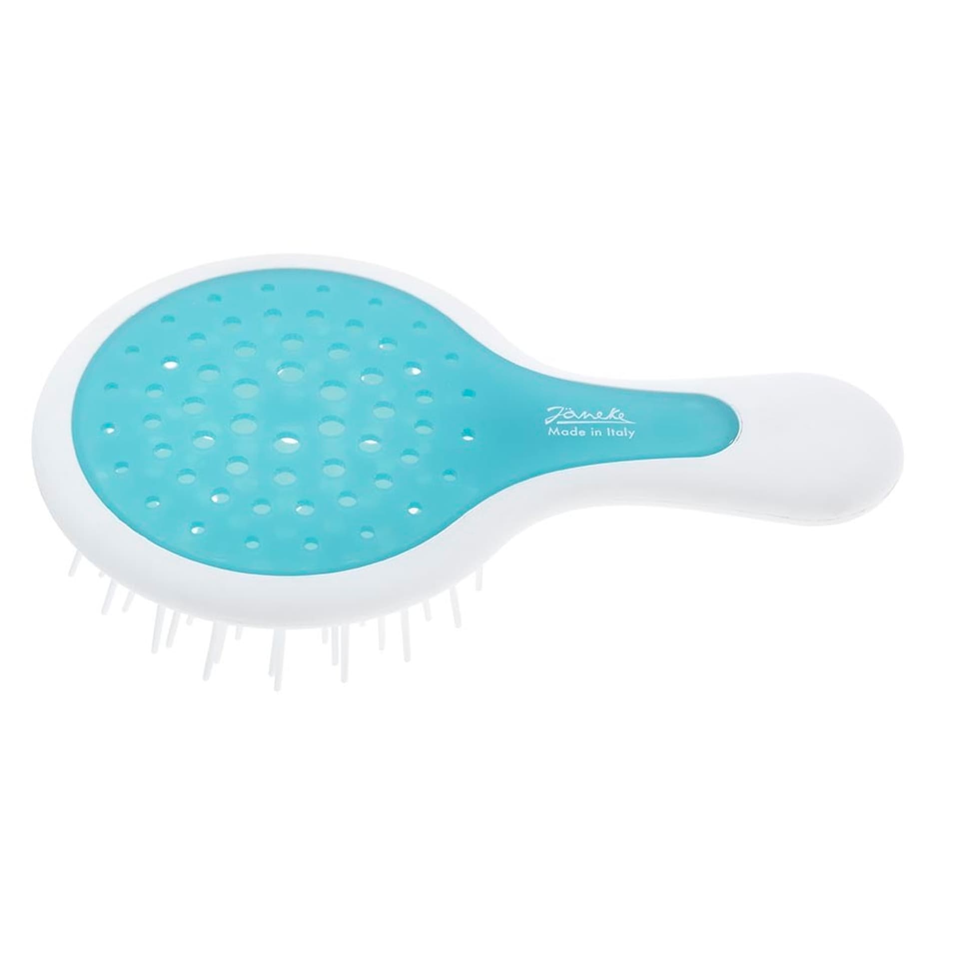 

JANEKE Mini Superbrush mini szczotka do rozczesywania włosów Biało-Niebieska