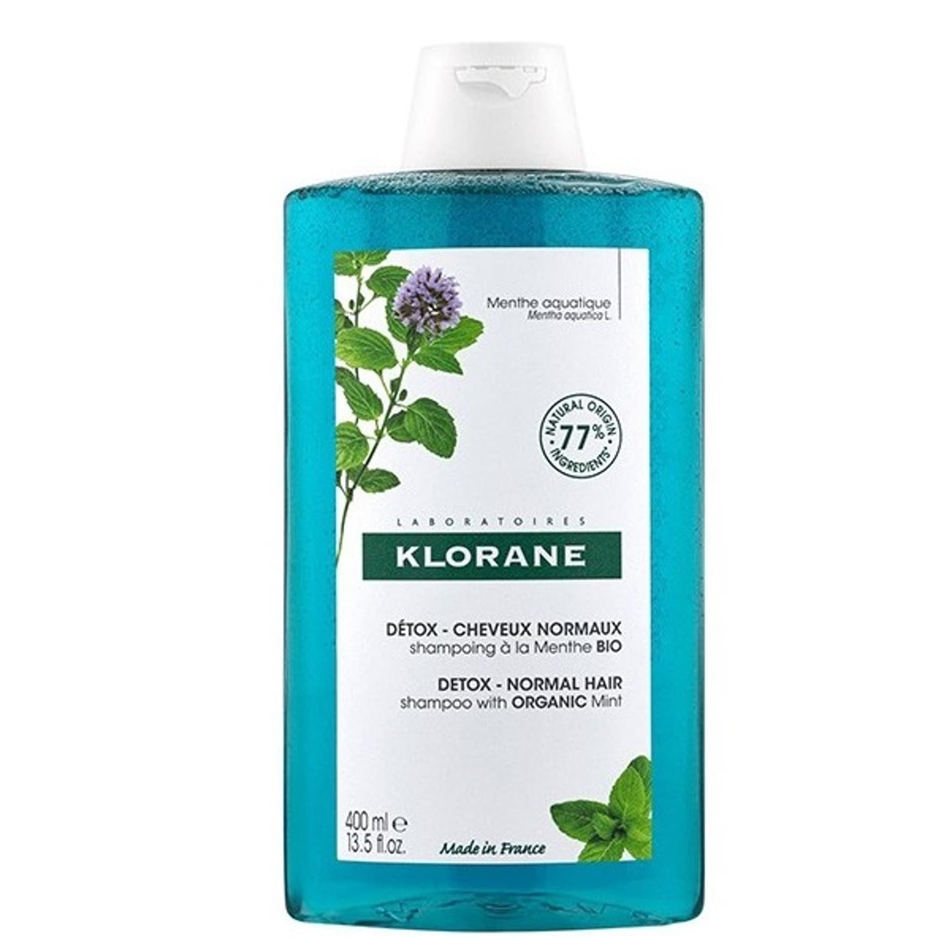 

KLORANE Anti-Pollution Shampooing Detox intensywnie oczyszczający szampon do skóry głowy Aquatic Mint 400ml