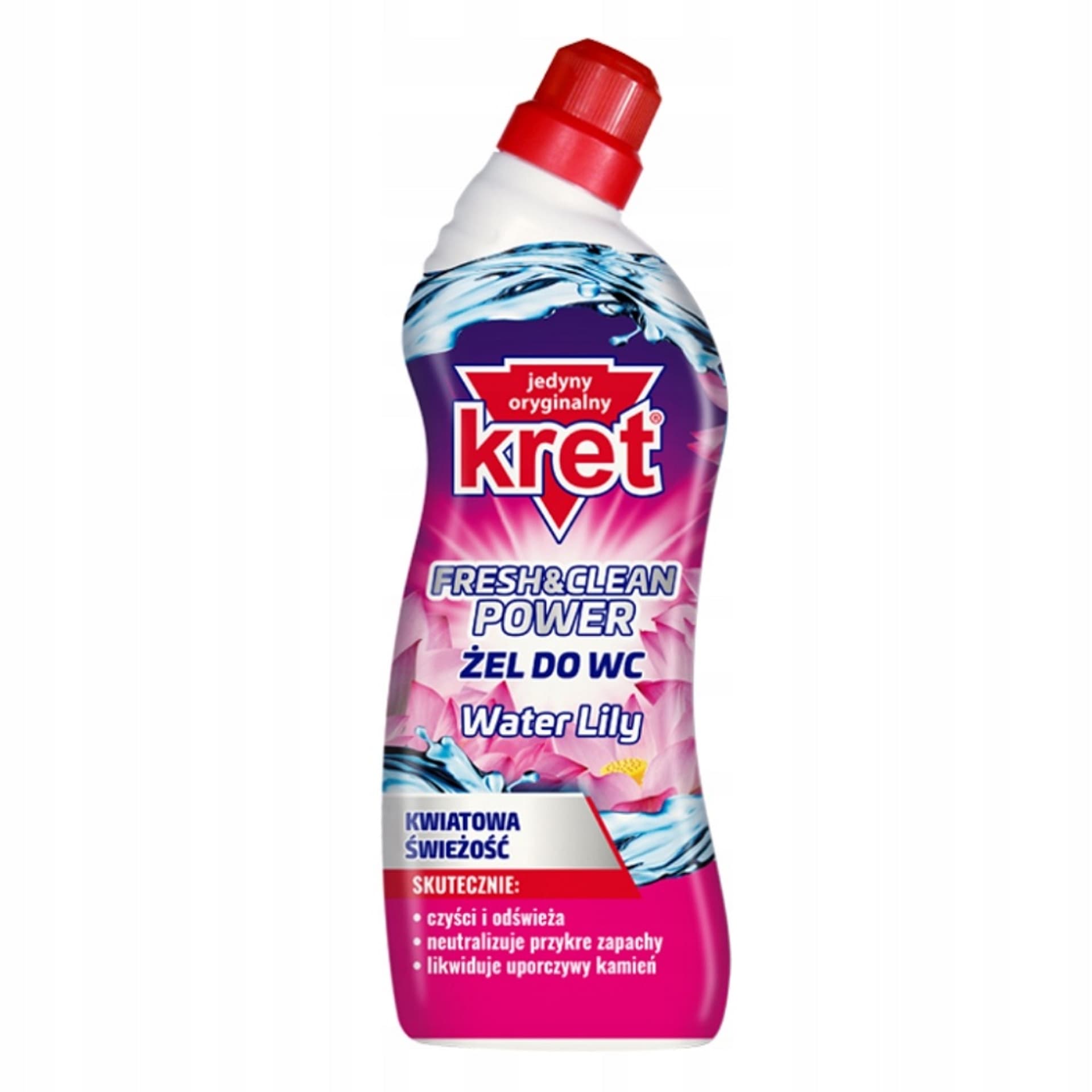 

KRET Fresh Clean Power żel do WC Water Lily 700g