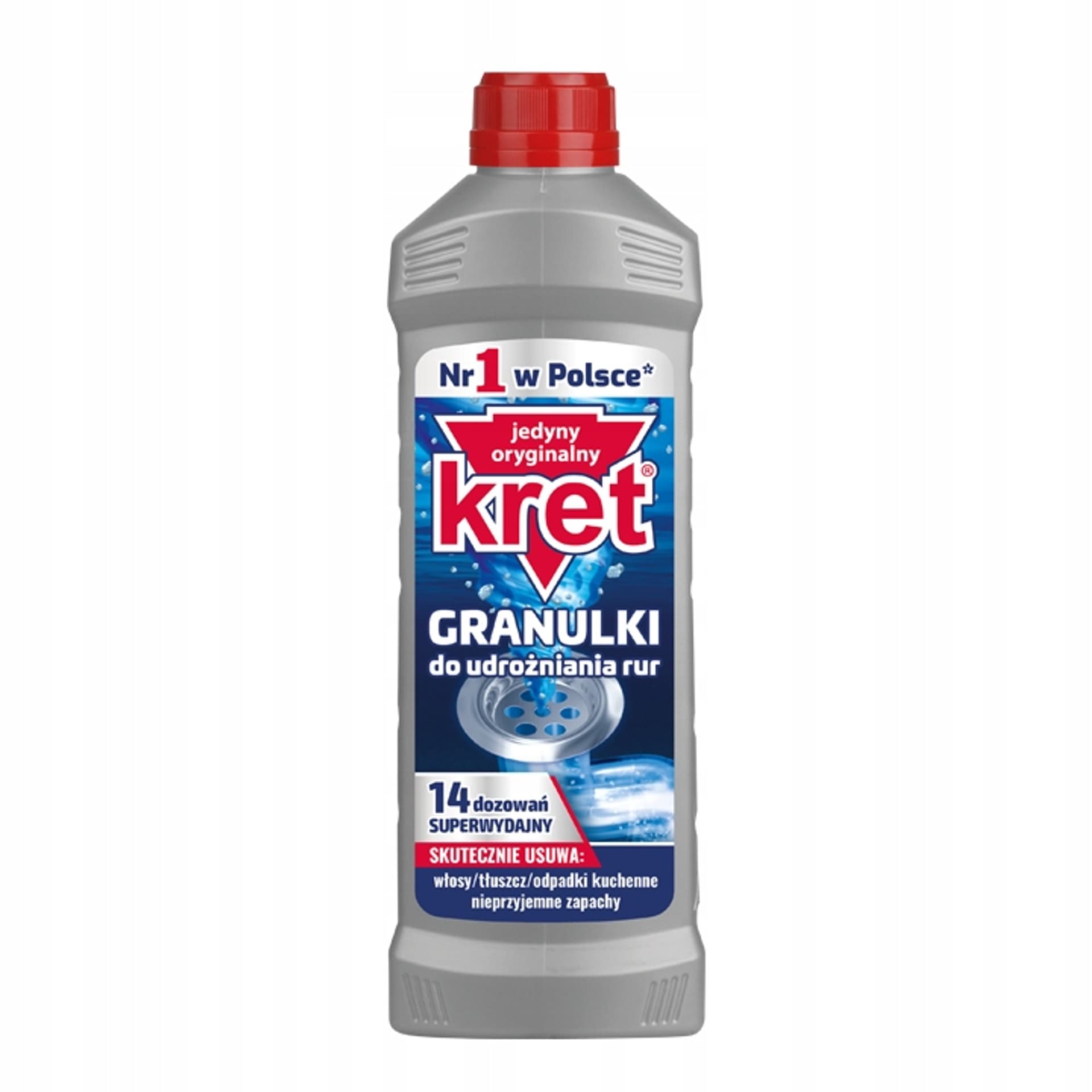 

KRET Granulki do udrożniania rur 560g