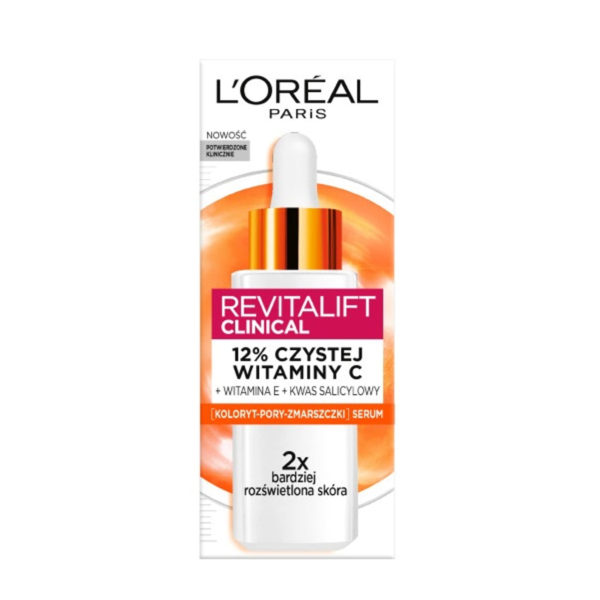 

Loreal REVITALIFT CLINICAL Serum do twarzy - 12% Czystej Witaminy C* 30ml
