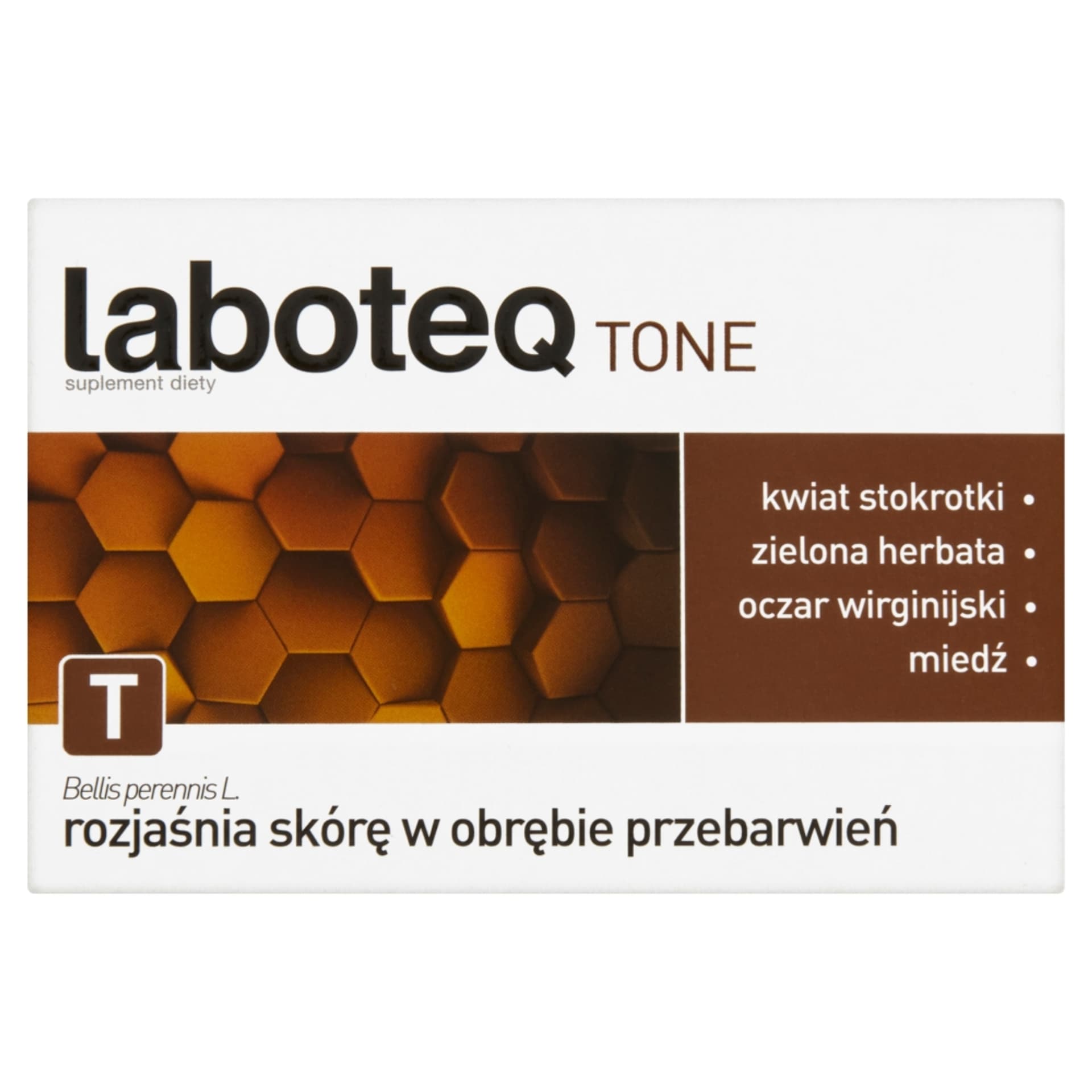

LABOTEQ Tone suplement diety rozjaśniający skórę w obrębie przebarwień 30 tabletek