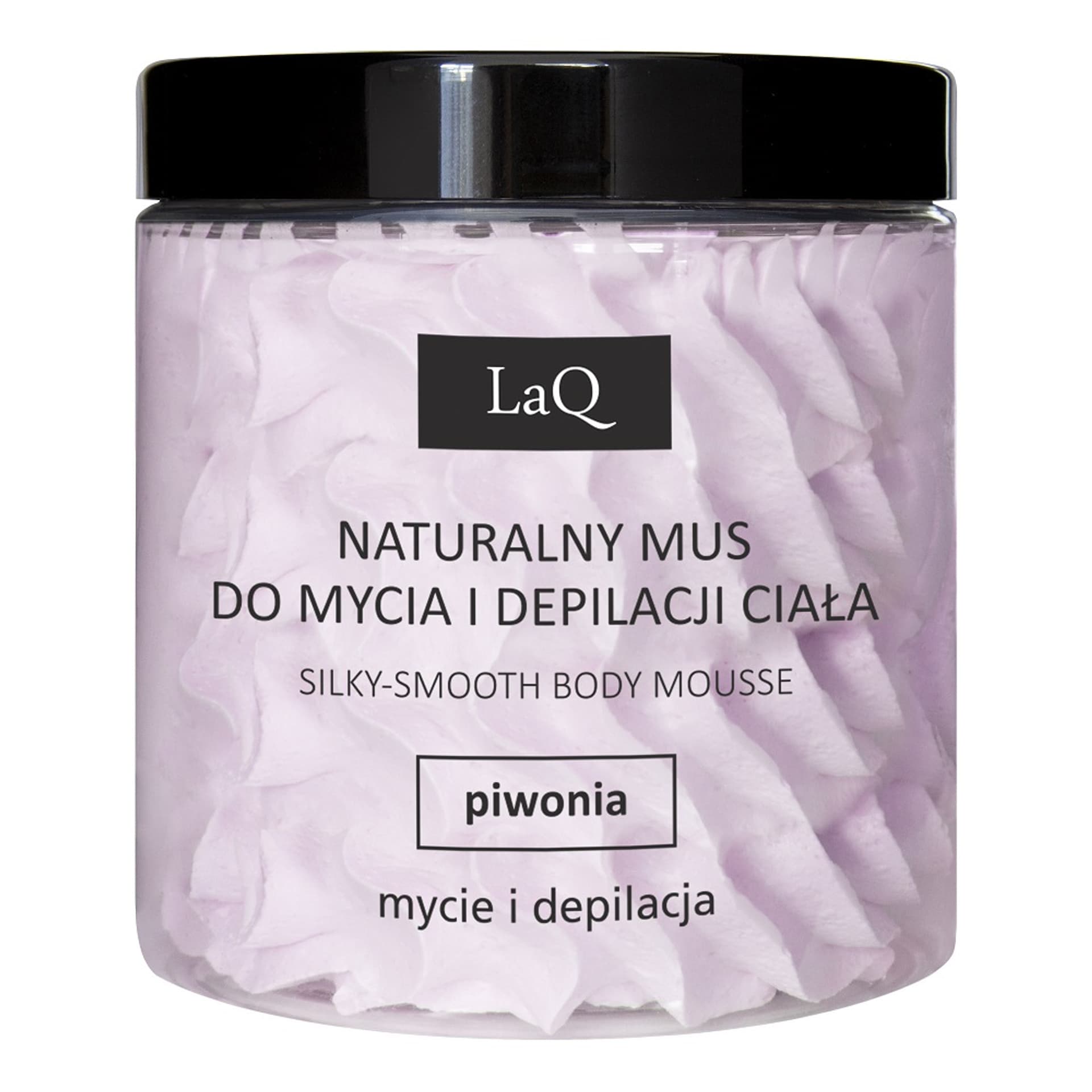 

LAQ Naturalny mus do mycia i depilacji ciała Piwonia 250ml
