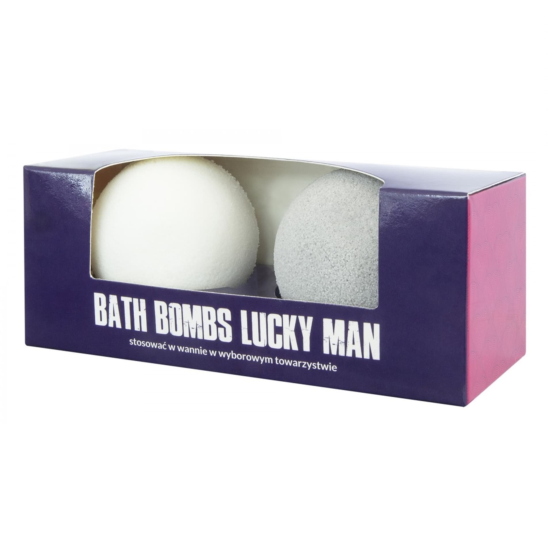 

LAQ SET Bath Bombs Lucky Man kule do kąpieli Doberman i Kozioł 2 x 120g