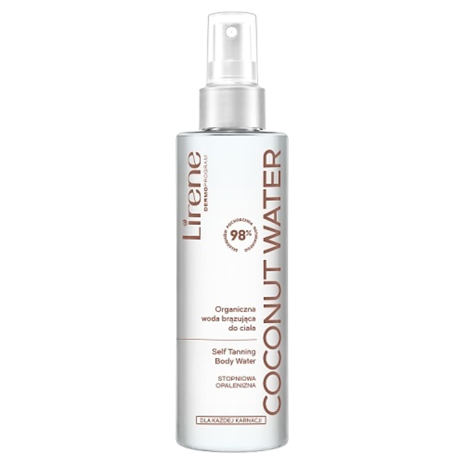 

LIRENE Coconut Water organiczna woda brązująca do ciała 200ml
