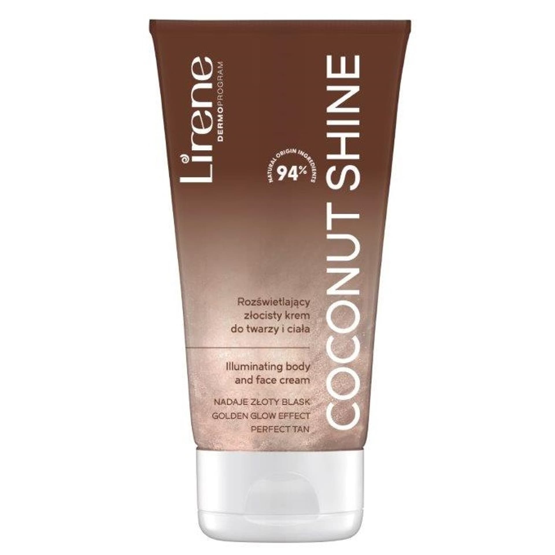 

LIRENE Illumination Cream rozświetlający złocisty krem do twarzy i ciała Coconut Shine 150ml