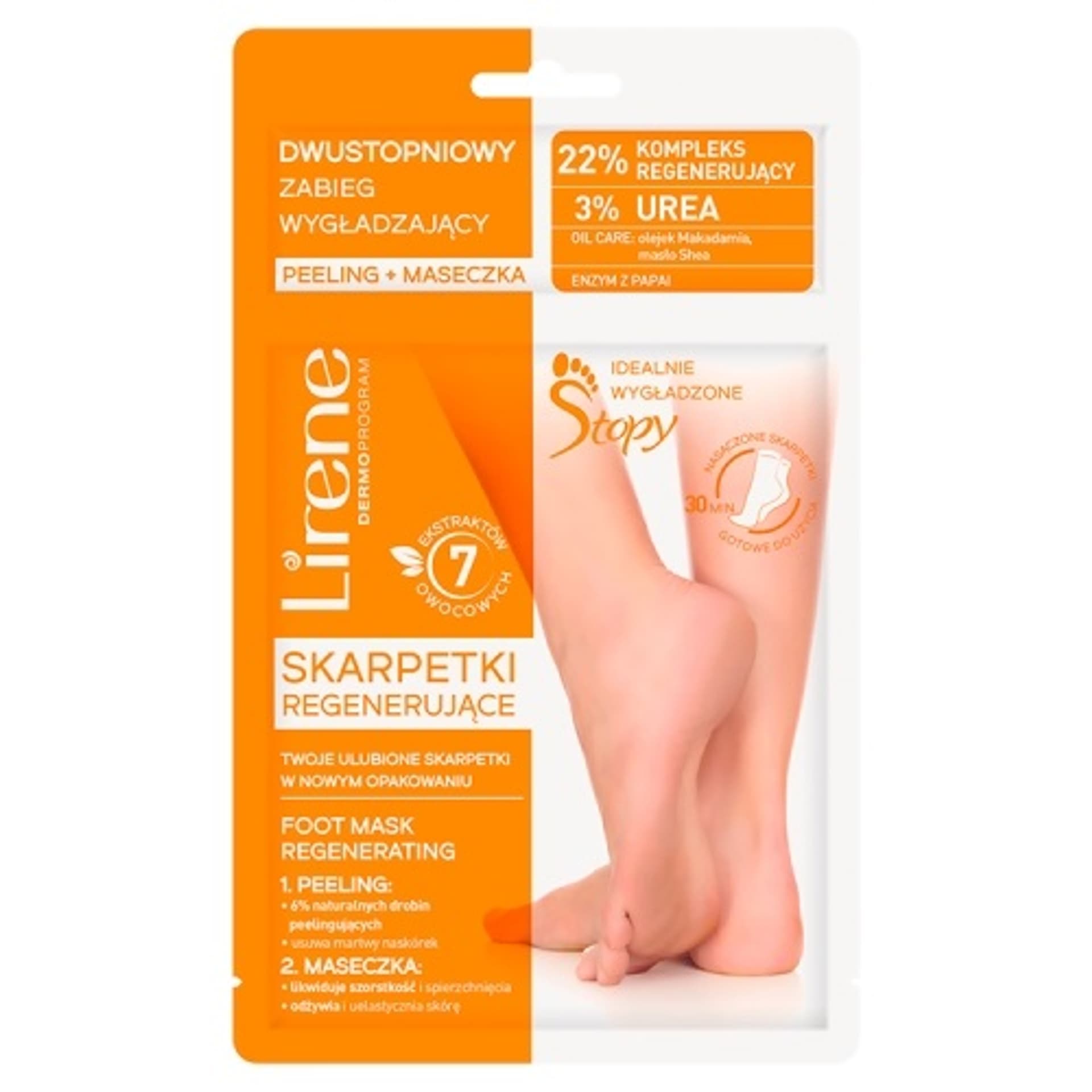 

LIRENE Regenerating Foot Mask skarpetki regenerujące do stóp