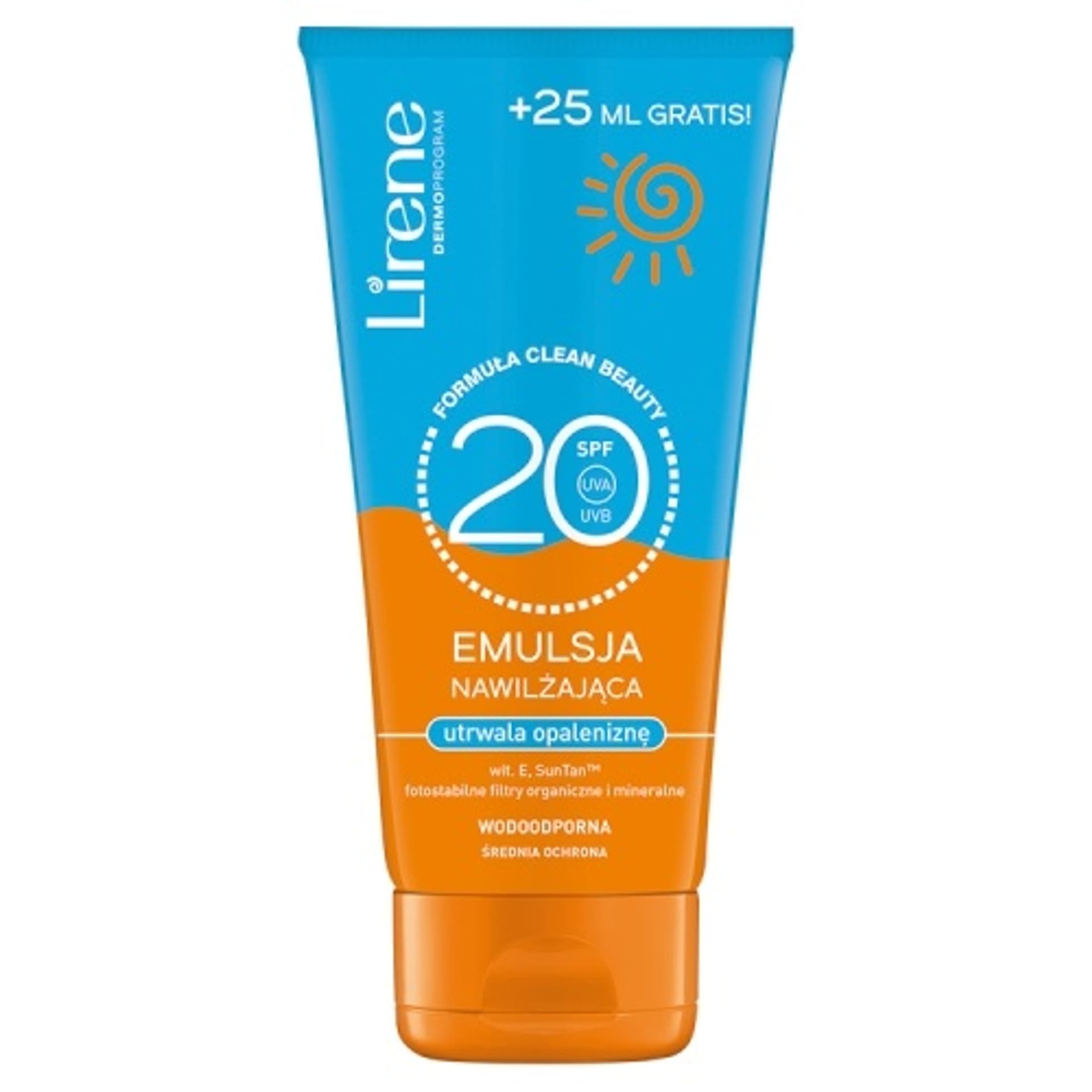 

LIRENE Sun emulsja nawilżająca utrwalająca opaleniznę SPF20 175ml