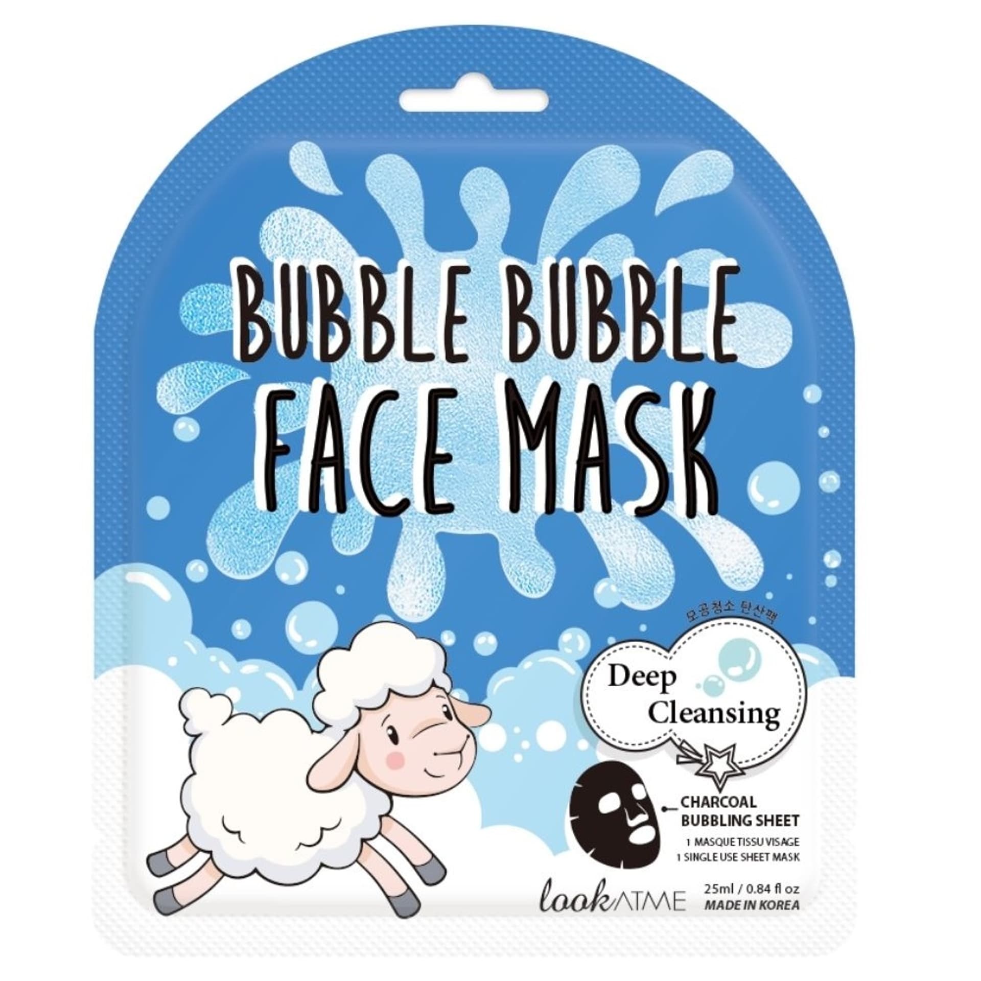 

LOOK AT ME Bubble Bubble Face Mask głęboko oczyszczająca bąbelkowa maska w płachcie 1szt.