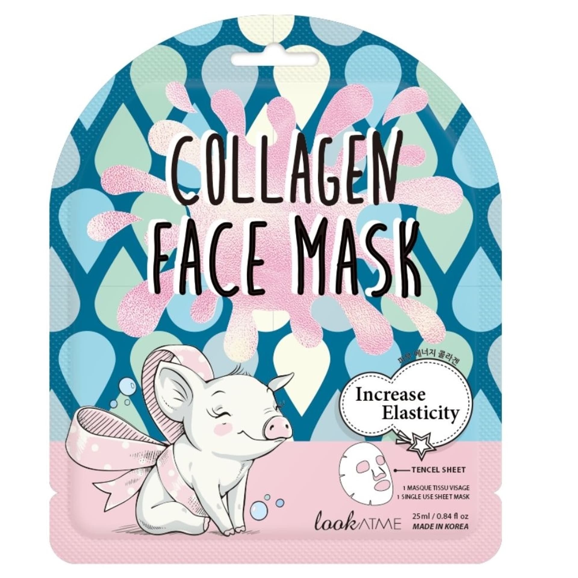 

LOOK AT ME Collagen Face Mask uelastyczniająca maska do twarzy w płachcie 1szt.