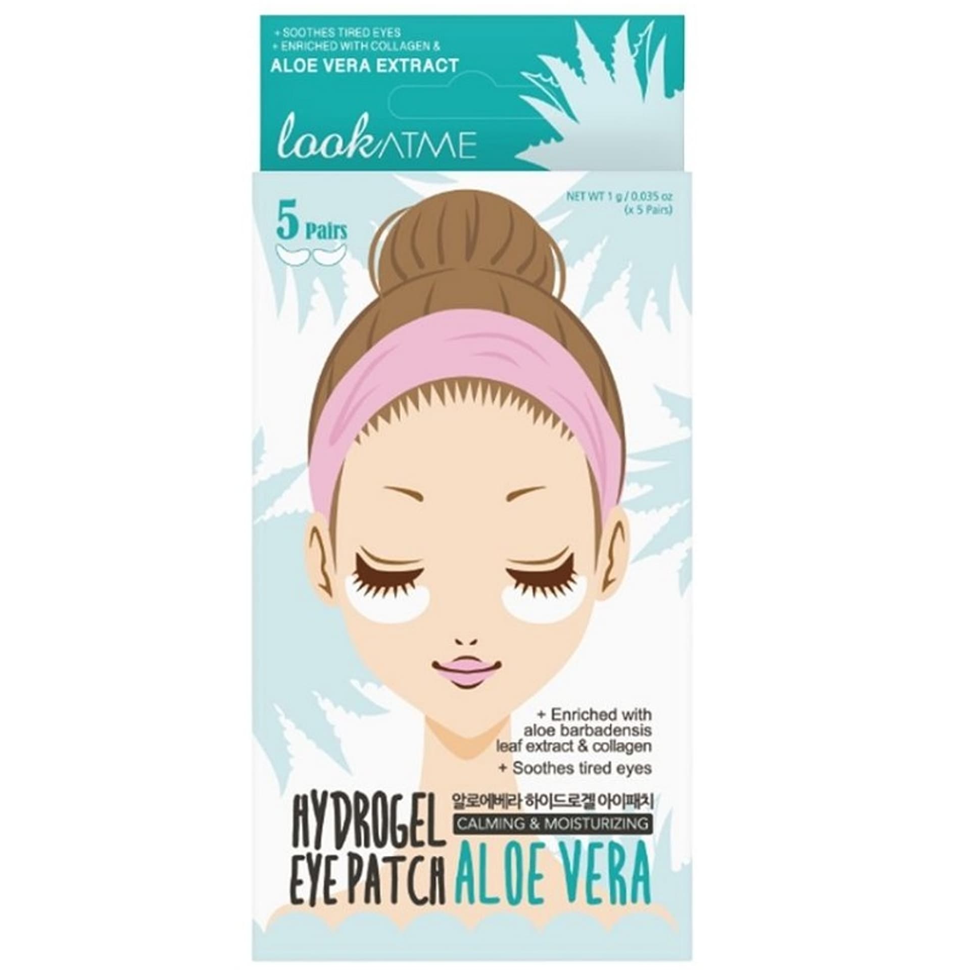 

LOOK AT ME Hydrogel Eye Patch płatki pod oczy Aloe Vera 5szt.
