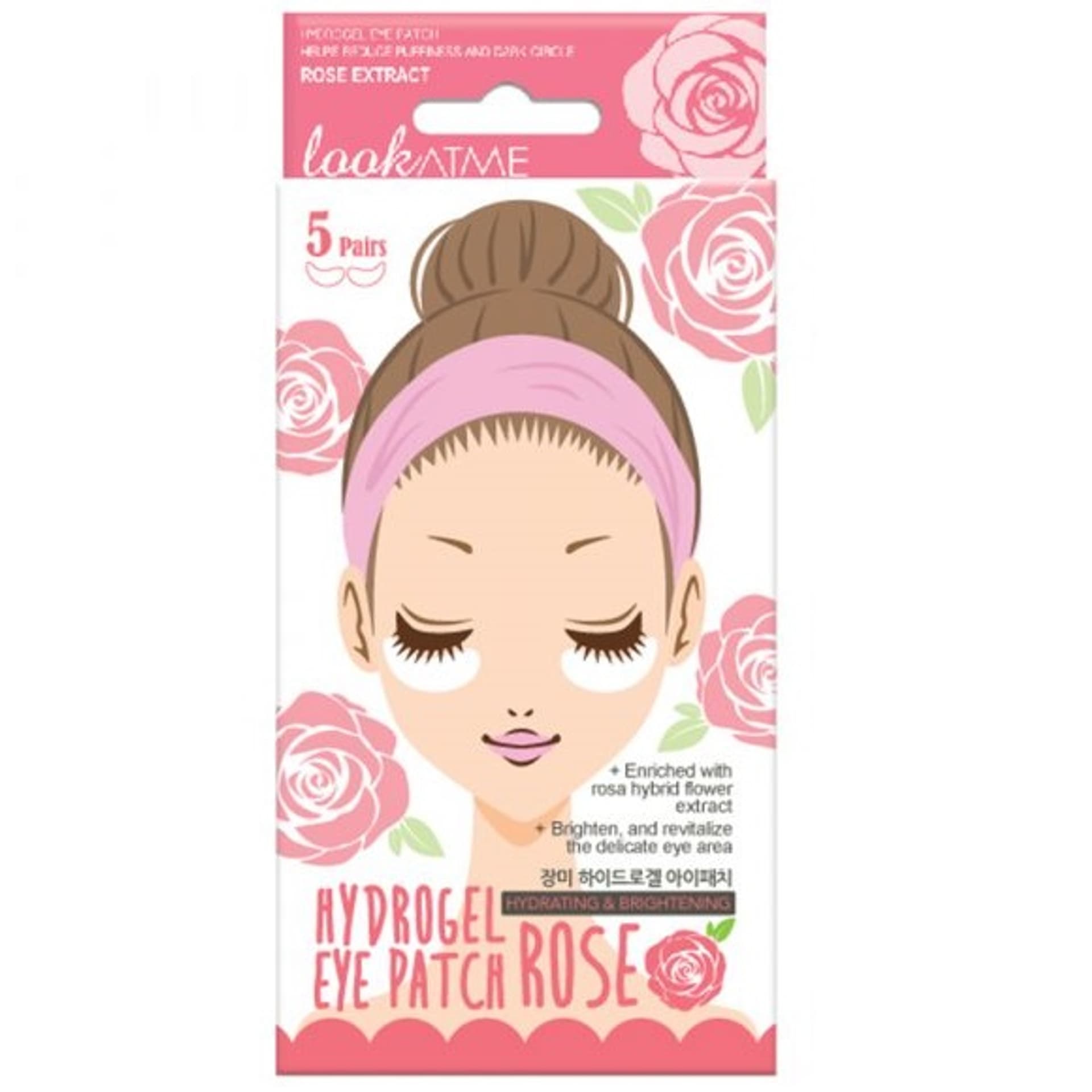 

LOOK AT ME Hydrogel Eye Patch płatki pod oczy Rose 5szt.