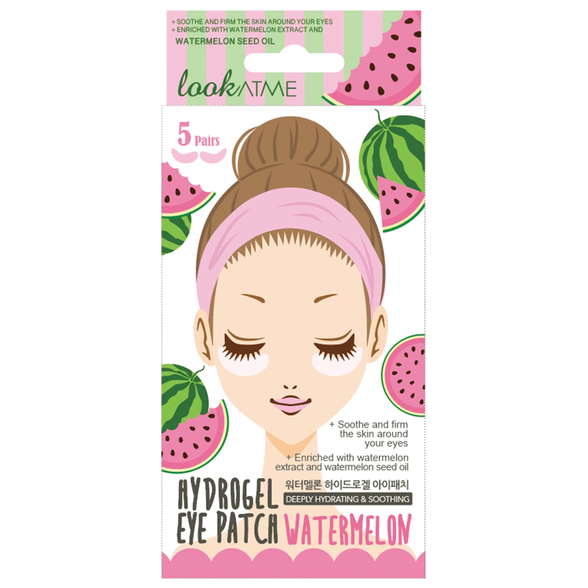 

LOOK AT ME Hydrogel Eye Patch płatki pod oczy Watermelon 5szt.