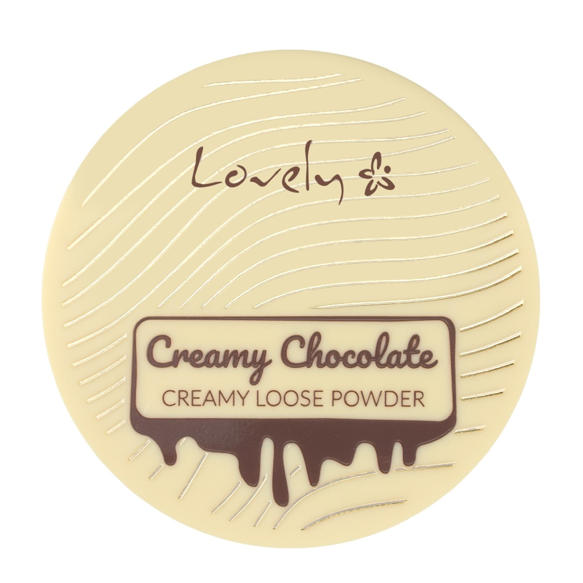 

LOVELY Creamy Chocolate Loose Powder Czekoladowy, matowy puder brązujący do twarzy i ciała z ekstraktem z Nasion Kakao 8g
