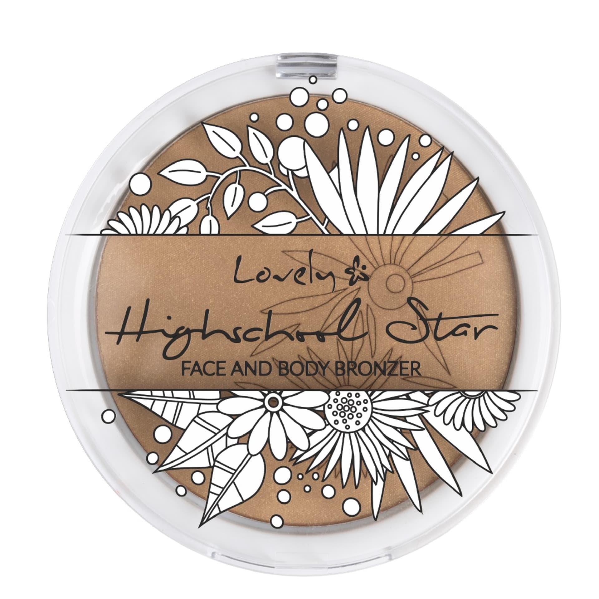 

LOVELY Highschool Start Face And Body Bronzer satynowy bronzer do twarzy i ciała 16g