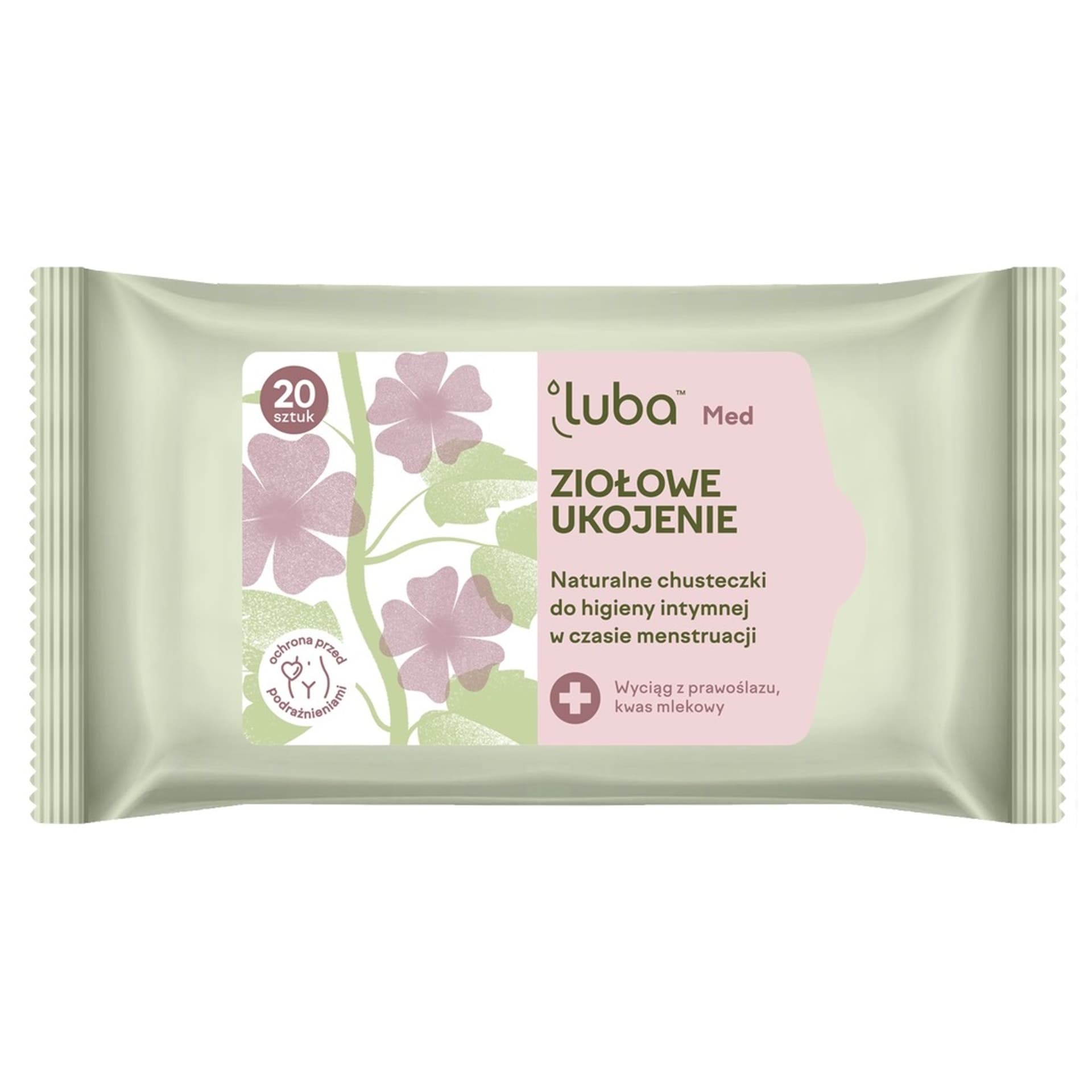 

LUBA Med Ziołowe Ukojenie naturalne chusteczki do higieny intymnej 20szt.