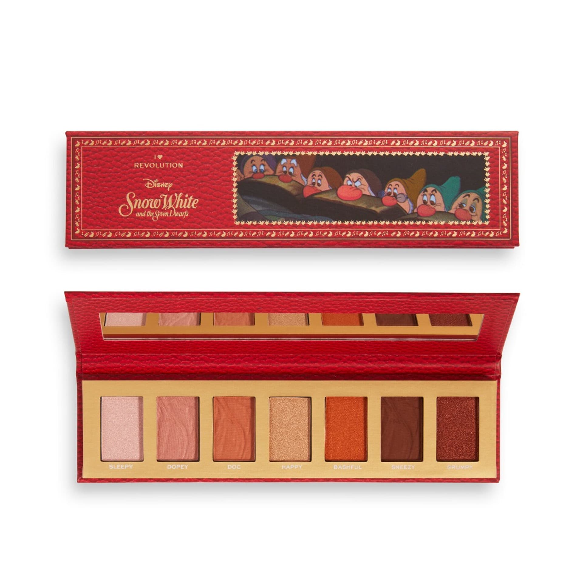 

MAKEUP REVOLUTION I Heart Revolution Disney Fairytale Books Mini Palette paleta cieni do powiek Seven Dwarfs 6,3g