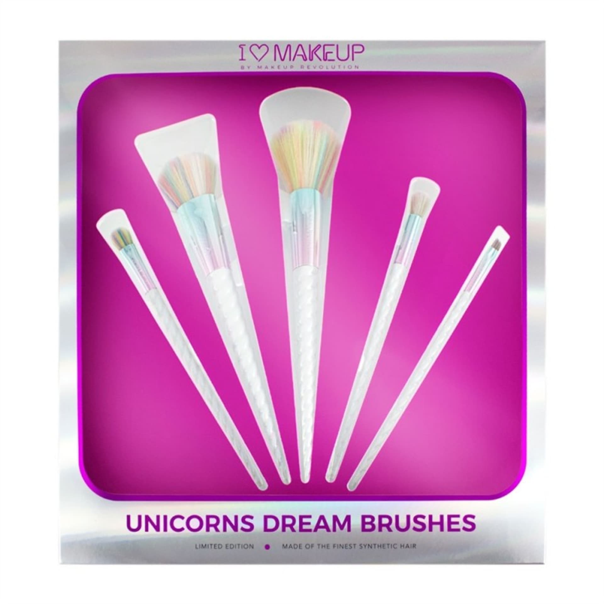 

MAKEUP REVOLUTION SET I Love Makeup Unicorns Dream Brushes zestaw pędzli do makijażu 5szt.