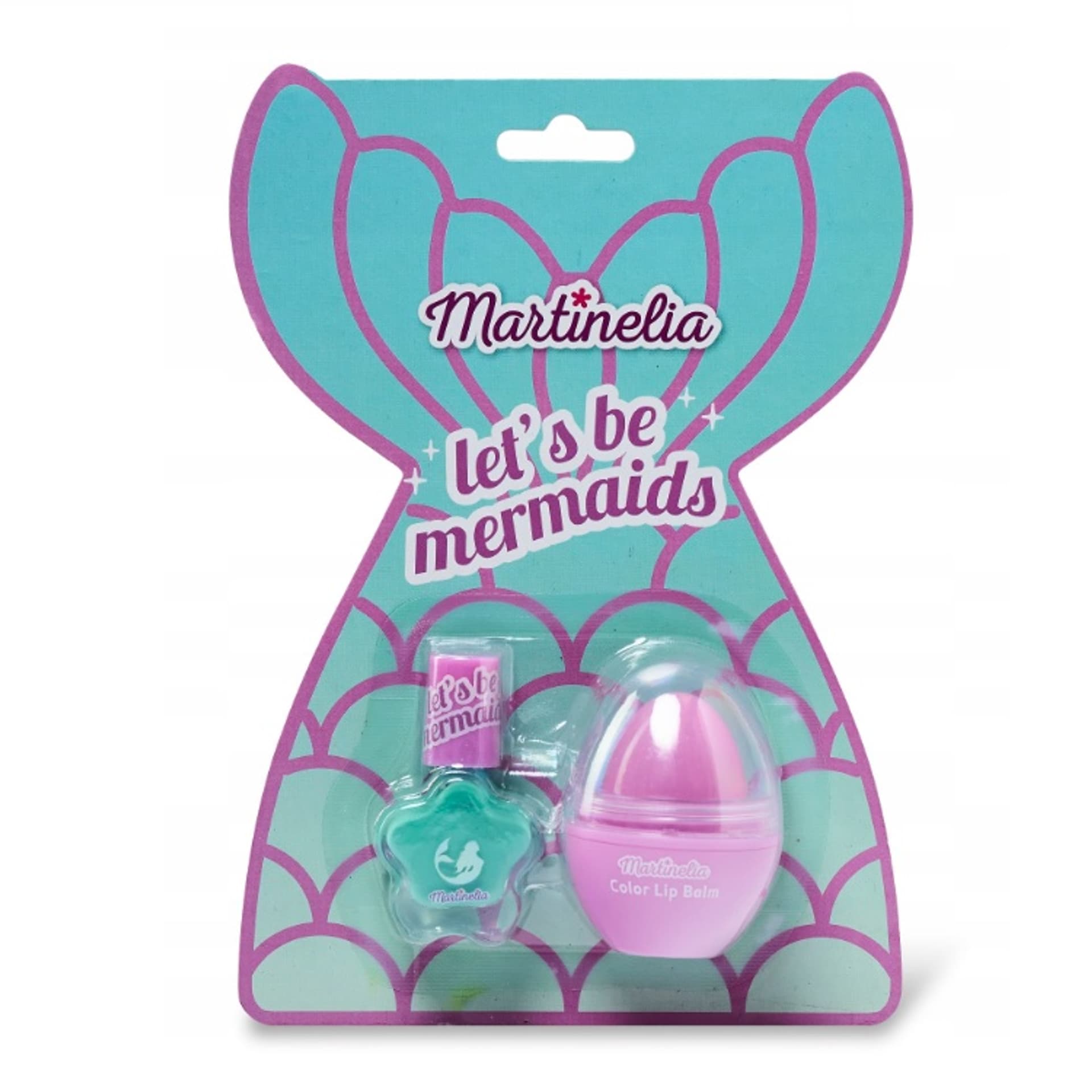 

MARTINELIA SET Let’s Be Mermaids NailLip Duo lakier do paznokci Miętowy + balsam do ust