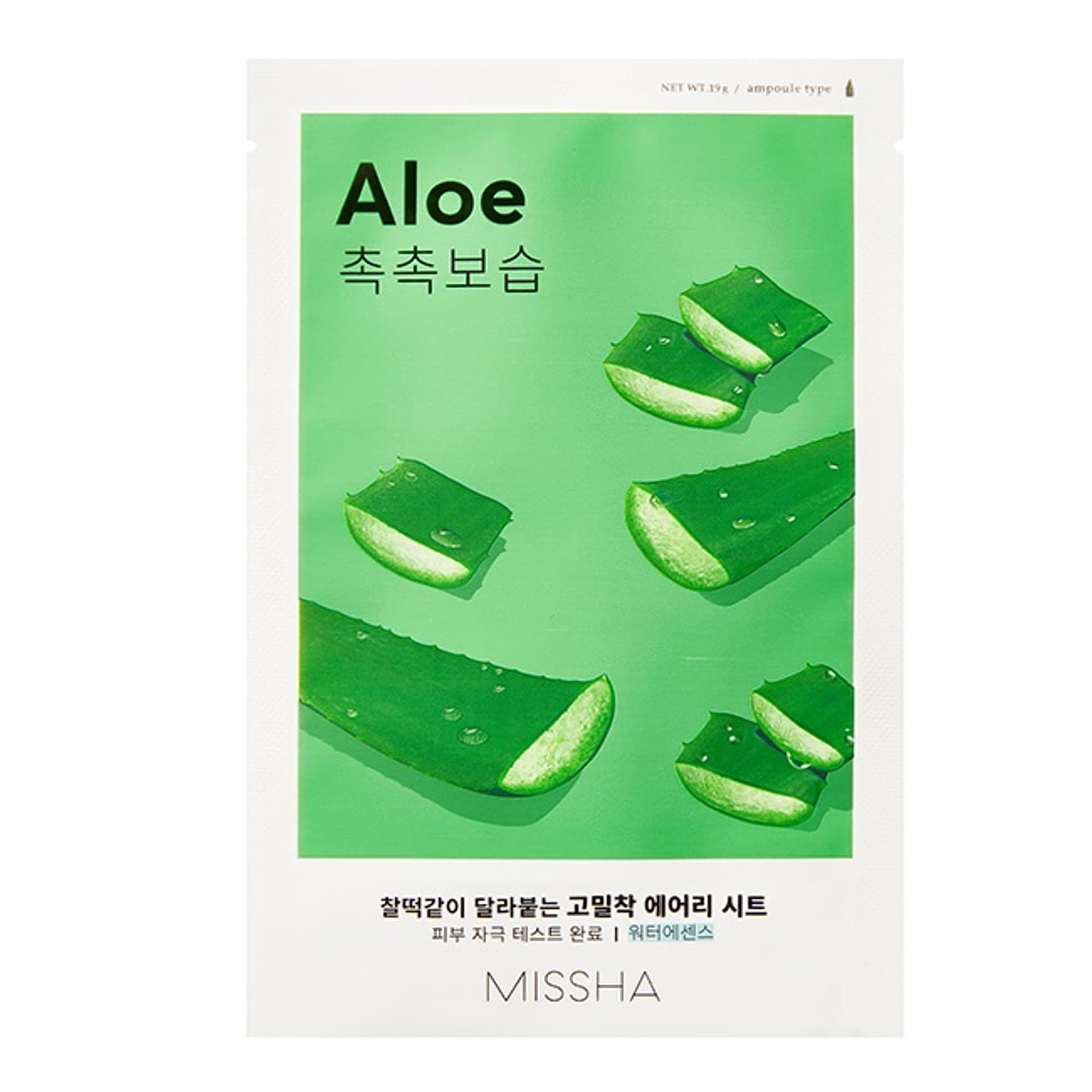 

MISSHA Airy Fit Sheet Mask nawilżająco-ujędrniająca maseczka w płachcie z ekstraktem z aloesu Aloe 19ml