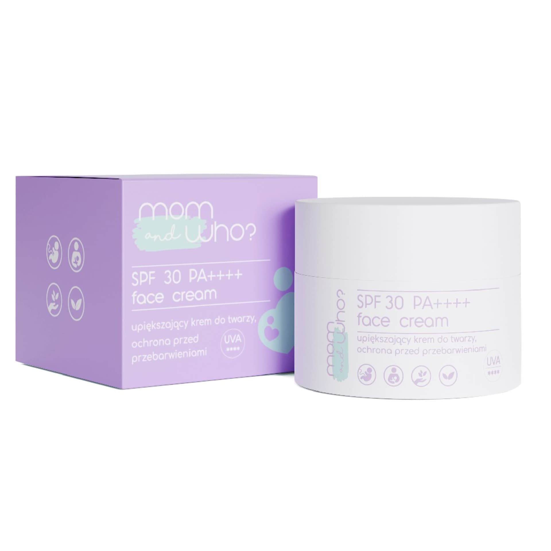 

MOM AND WHO Upiększający krem do twarzy SPF30 chroniący przed przebarwieniami 50ml